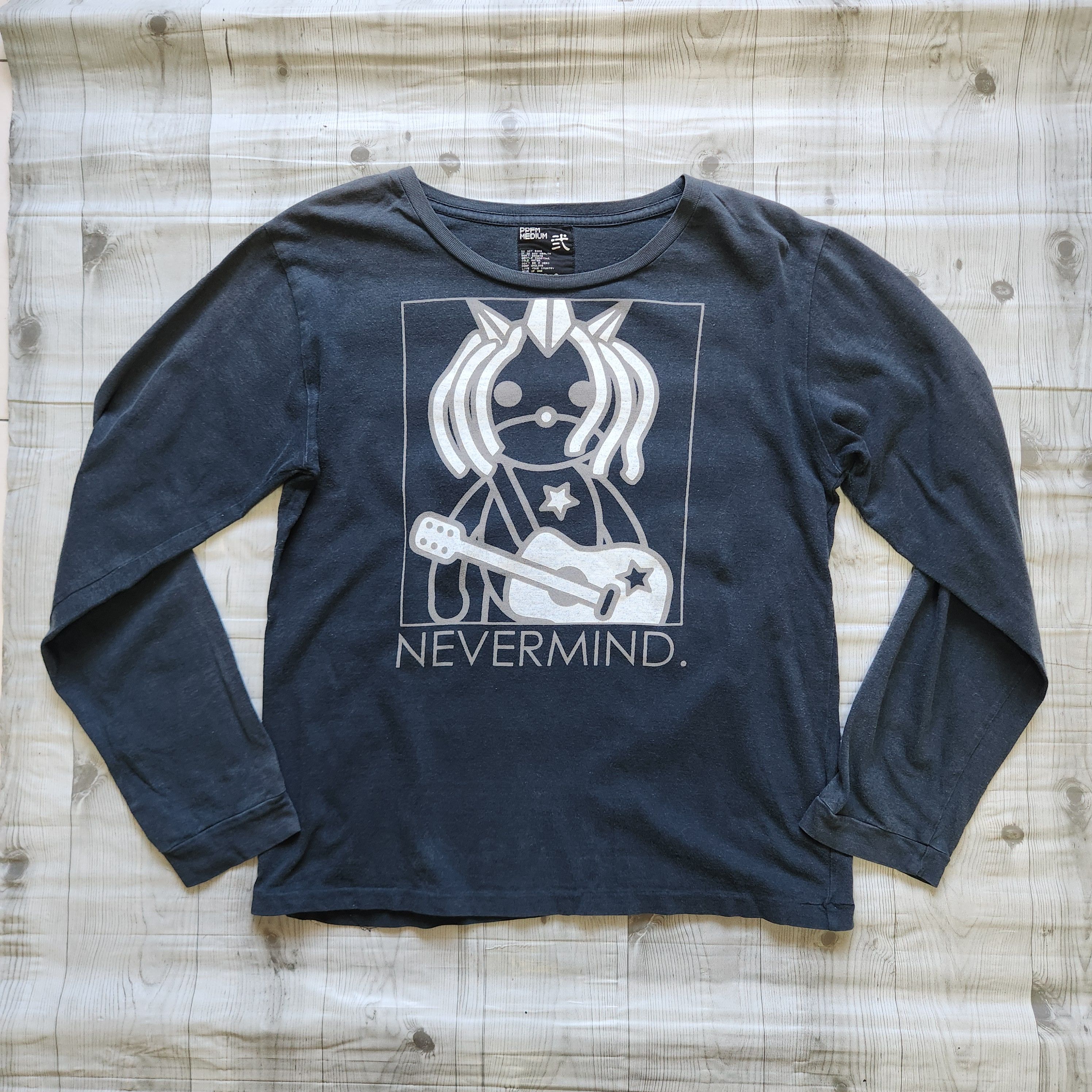 Nirvana × PPFM Vintage Kurt Cobain X PPFM Nevermind Long Sleeves Size US M / EU 48-50 / 2 - 1 Thumbnail