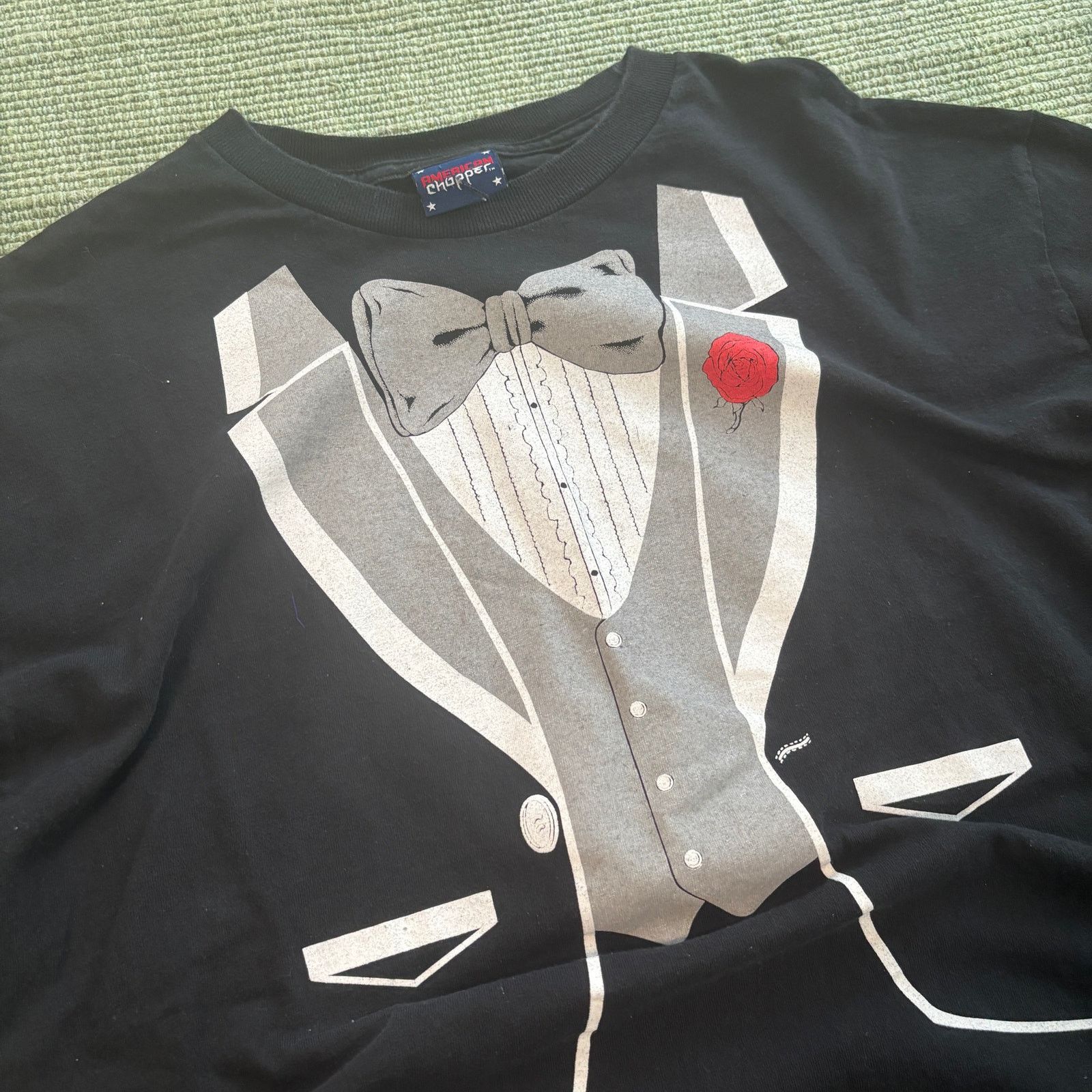 Vintage Vintage Y2K American Choppers Tuxedo Tee Shirt Sz L/XL Size US L / EU 52-54 / 3 - 2 Thumbnail