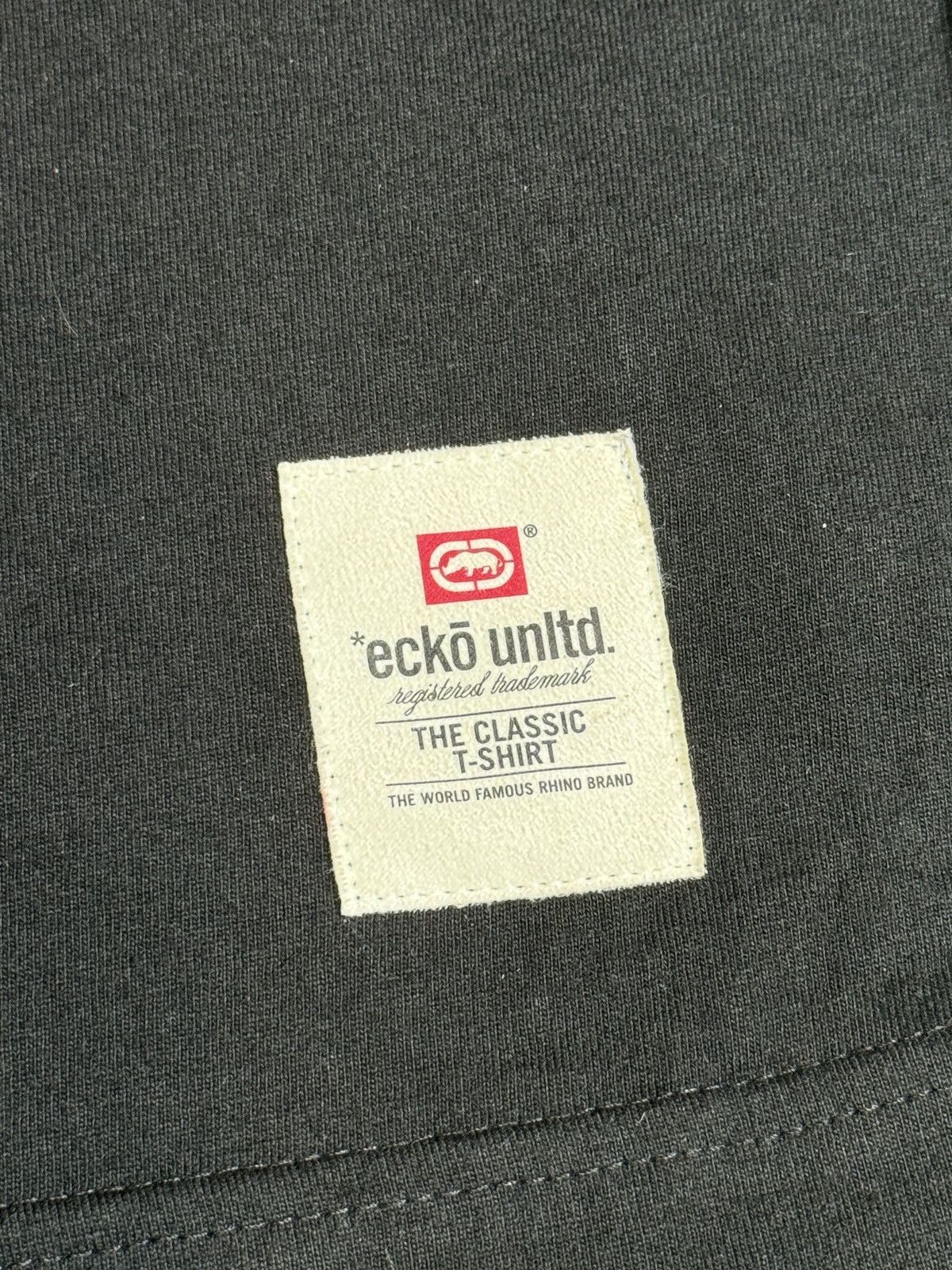 Ecko Unltd. × Vintage Y2K Ecko Unltd Hip Hop Graphitti Baggy Medium Black T Shirt Size US M / EU 48-50 / 2 - 2 Thumbnail
