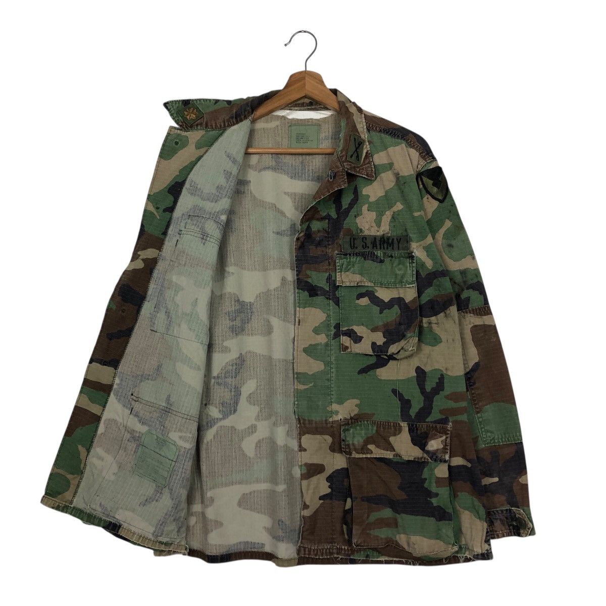 Vintage 📌Vintage Chore Work Jacket Military Us Air Force Camouflage Size US M / EU 48-50 / 2 - 14 Thumbnail