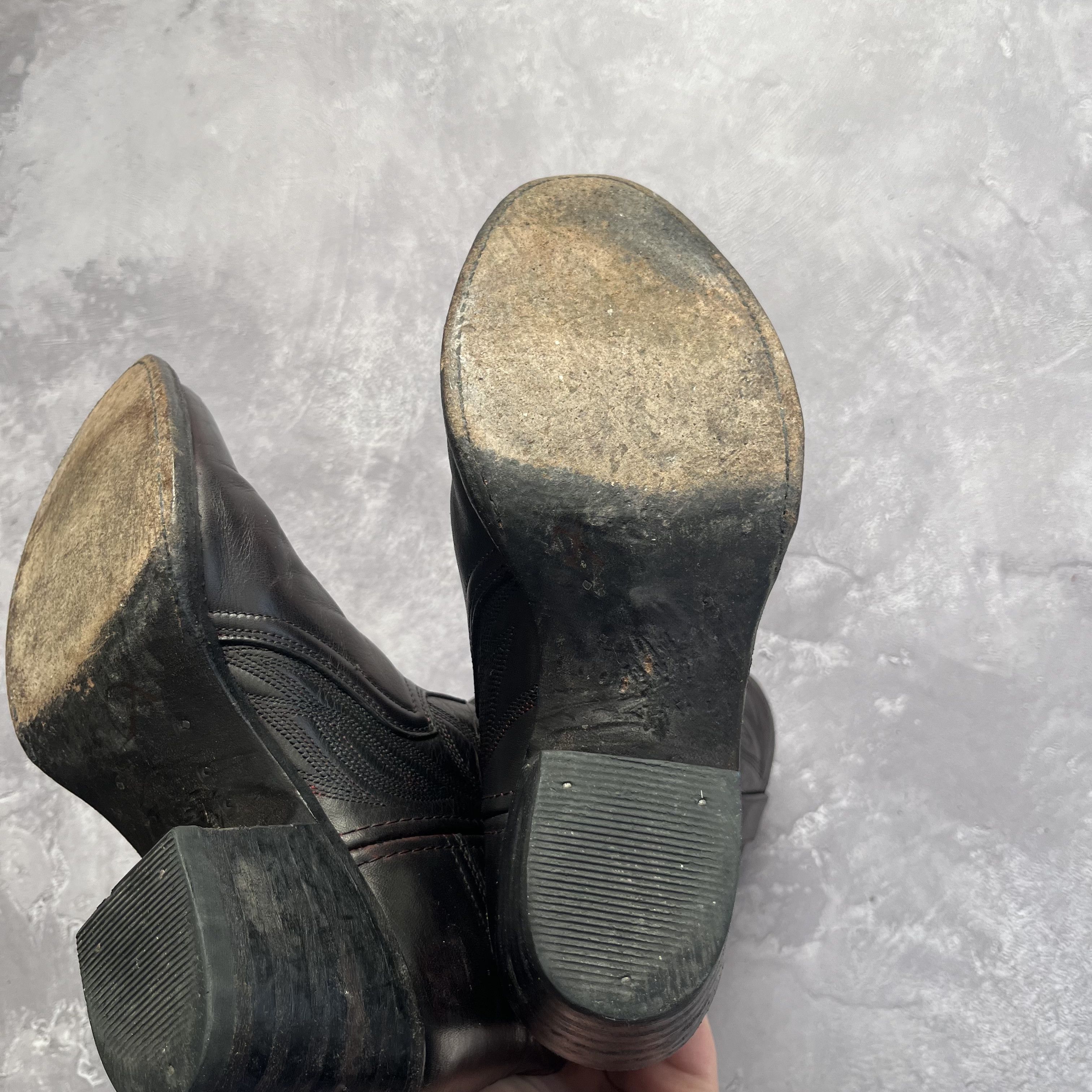 Sendra Sendra 2138 Black Leather Cowboy Boots Size US 7 Uk 5 EU 38 Size US 8 / IT 38 - 7 Thumbnail