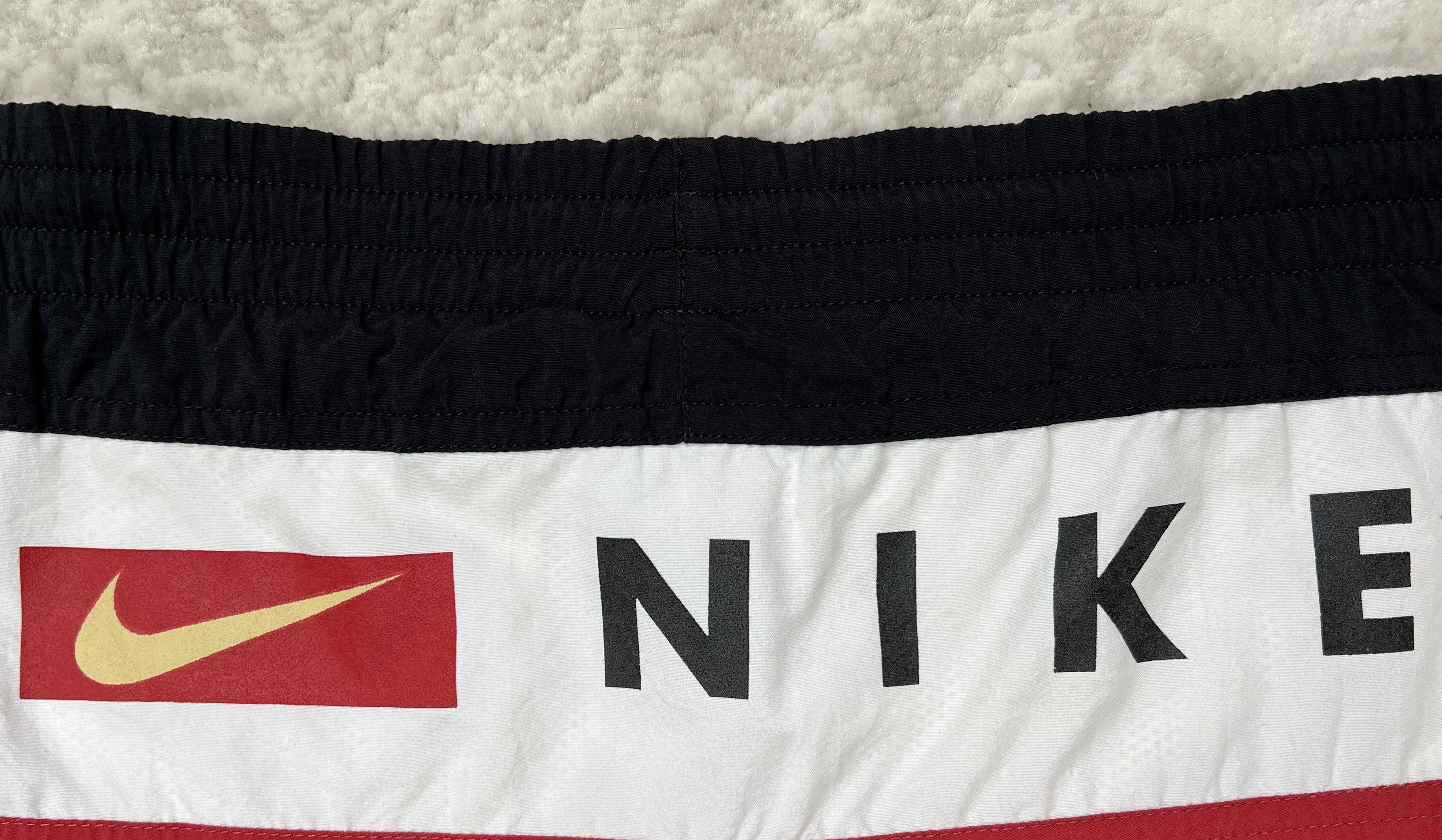 Nike × Vintage Vintage 90s Nike Swim Shorts with Embroidered Swoosh Size US 40 / EU 56 - 9 Thumbnail