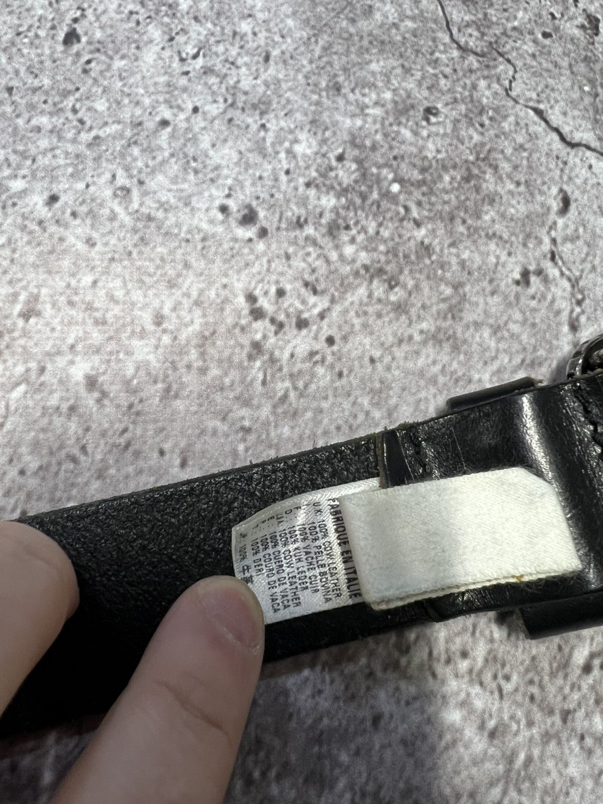 Diesel Vintage Diesel Leather Belt Monogram Big Logo Japanesse Y2K Size ONE SIZE - 11 Thumbnail