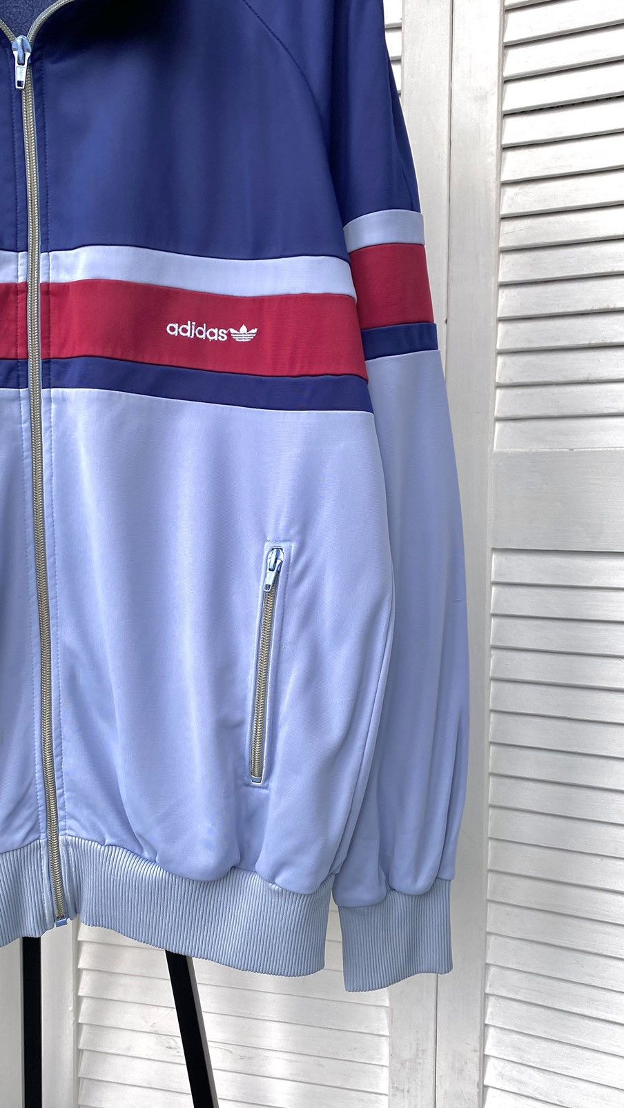 Adidas × Vintage Vintage Adidas Ventex Track Retro Jacket 90s West Germany Size US M / EU 48-50 / 2 - 5 Thumbnail