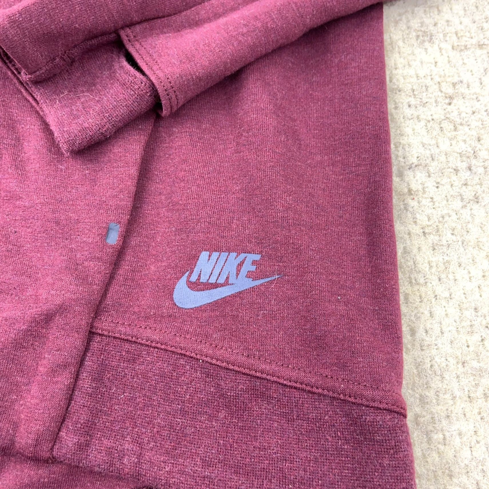 Nike Nike Tech Fleece Hoodie Women XS Marron Blue Full Zip Performance Training Run Womens Size XS / US 0-2 / IT 36-38 - 4 Thumbnail