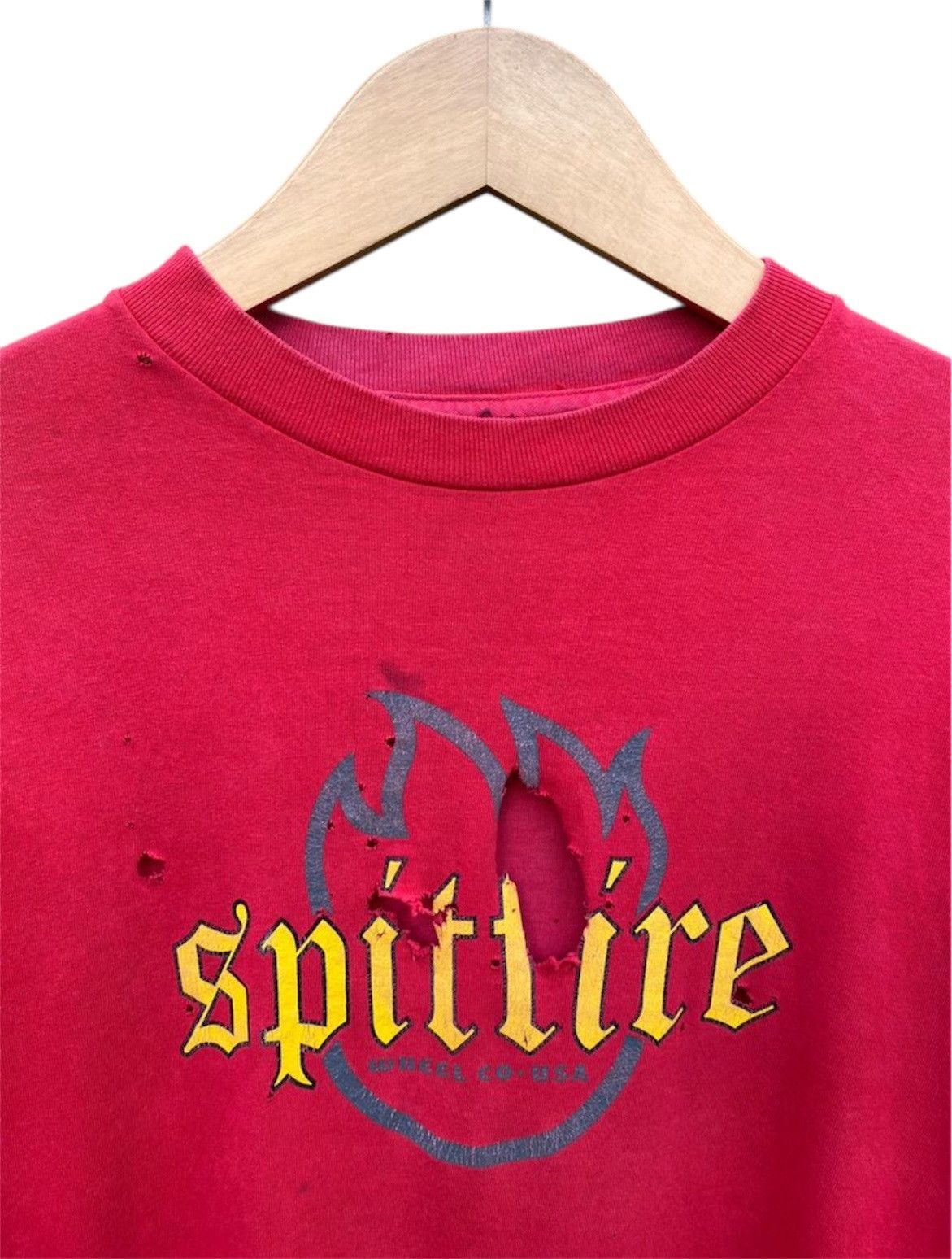 Spitfire Vintage Trash Distressed Spitfire Longsleeve Size US M / EU 48-50 / 2 - 2 Thumbnail