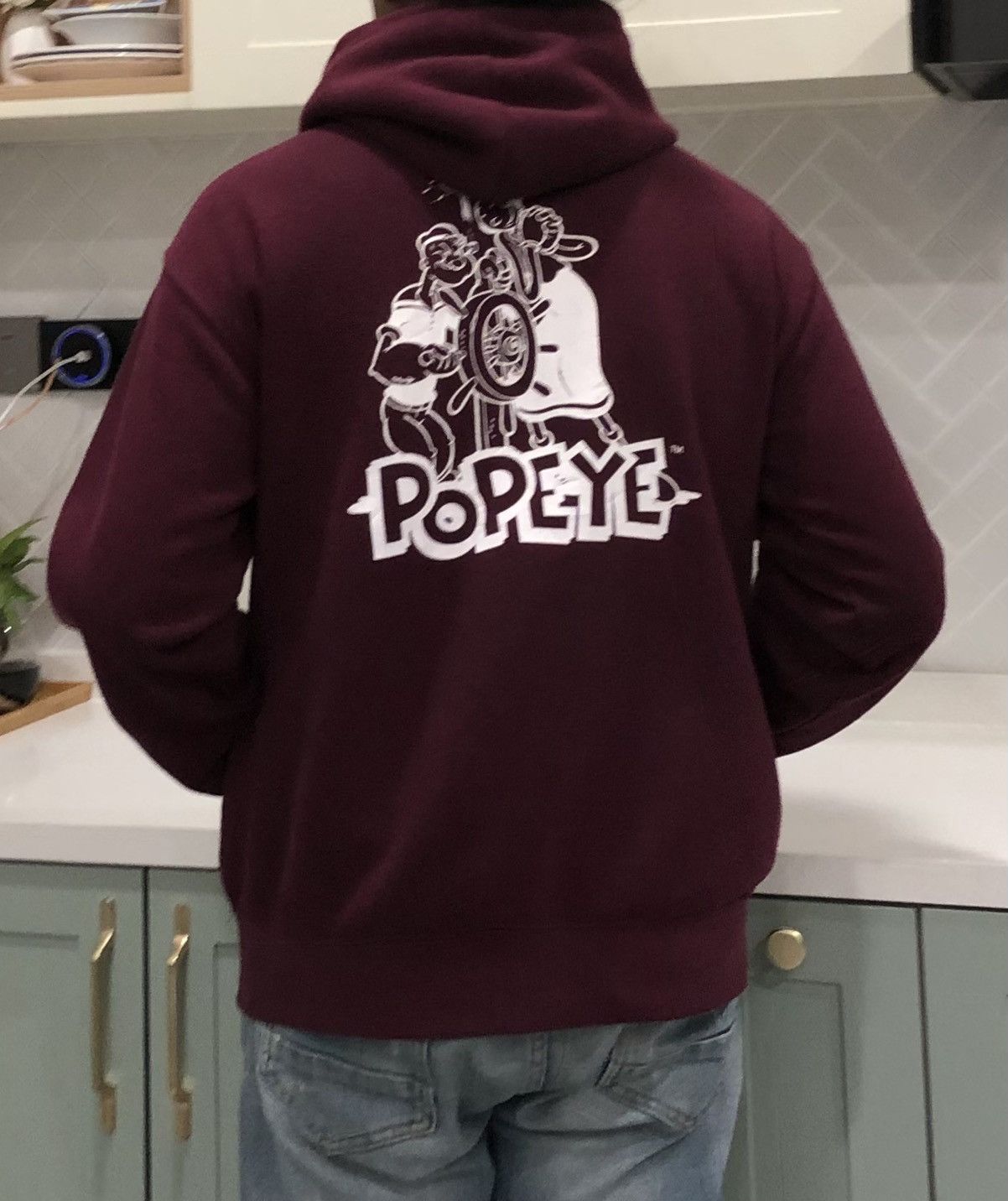 Cartoon Network Popeye Zip-up Hoodie Sweatshirt Size US L / EU 52-54 / 3 - 5 Thumbnail