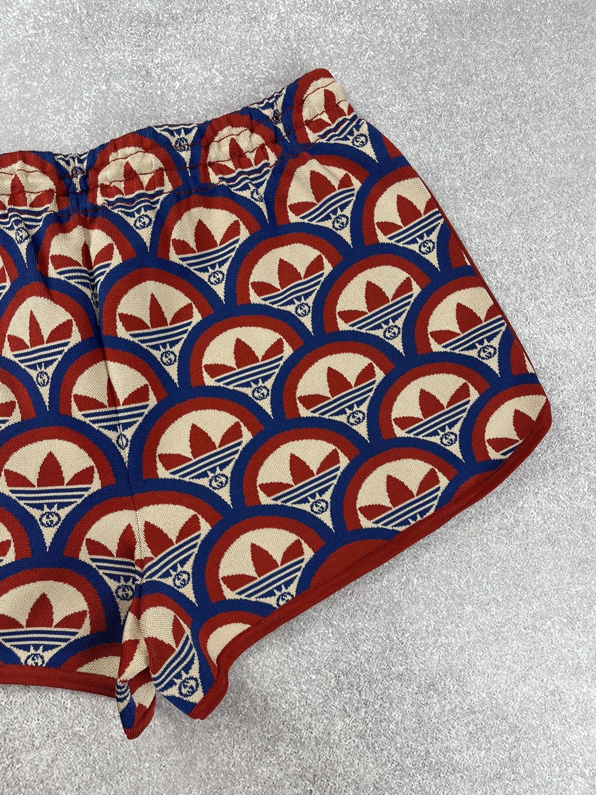 Gucci Adidas x Gucci Jacquard Shorts Red/Blue Size L Size 28" / US 6 / IT 42 - 10 Thumbnail