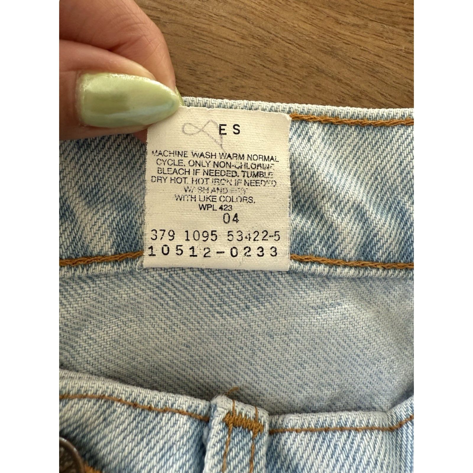 Levi's VINTAGE Levi's 512 Slim Jeans Womens Size 5 Long 25x30 Denim Blue 80s 90s Retro Logo City Size 27" / US 4 / IT 40 - 5 Thumbnail