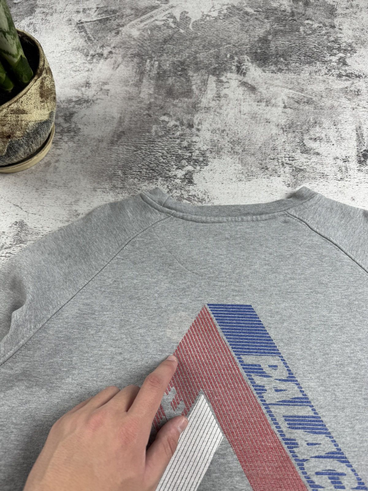 Palace Palace Tri-Line Men’s Cotton Large Crew Neck Hip Hop Skate Sweatshirt Pullover Size US L / EU 52-54 / 3 - 9 Thumbnail