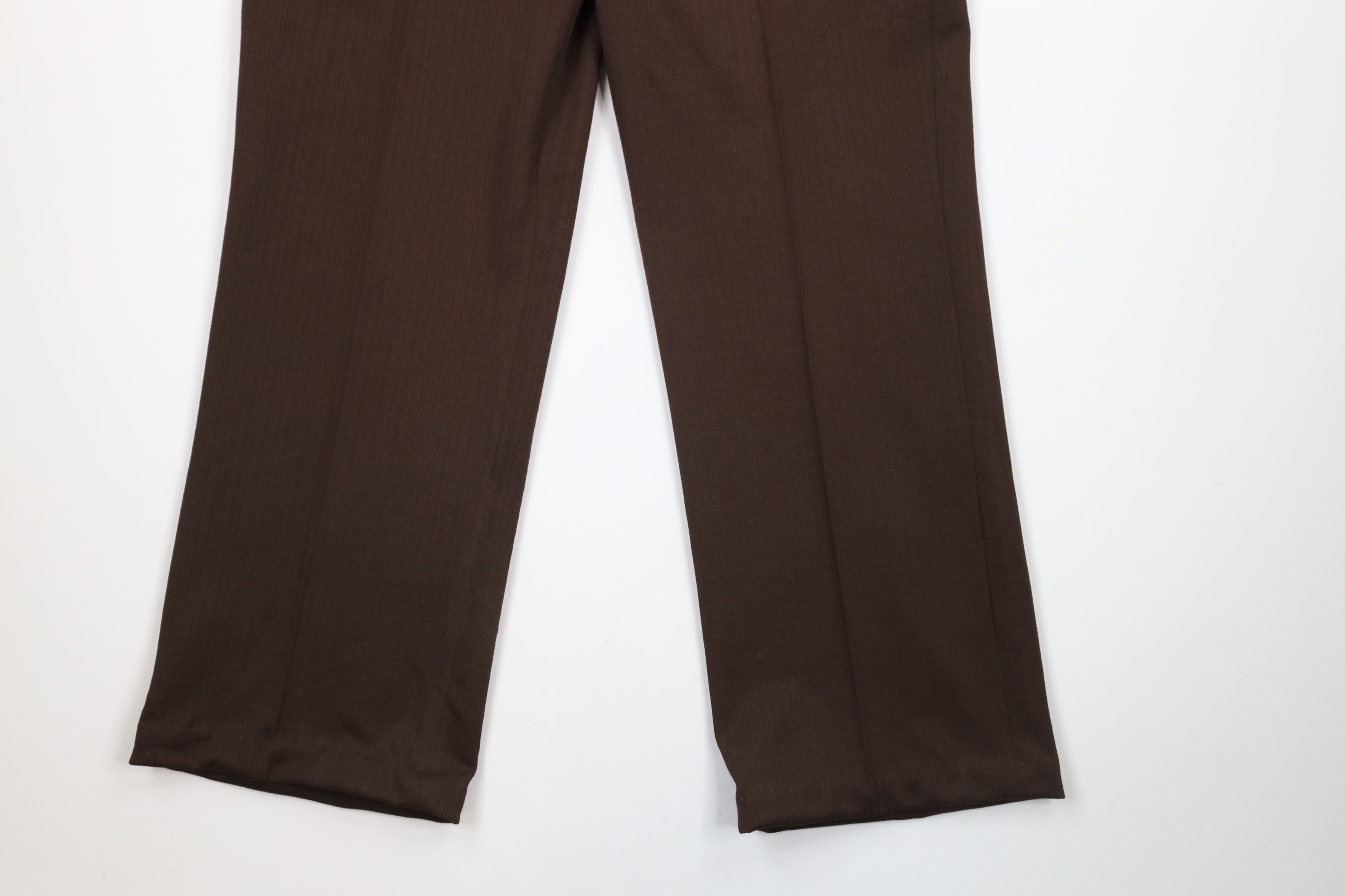 Vintage Vintage 60s 70s Streetwear Bell Bottoms Pants Brown USA Size US 36 / EU 52 - 4 Thumbnail