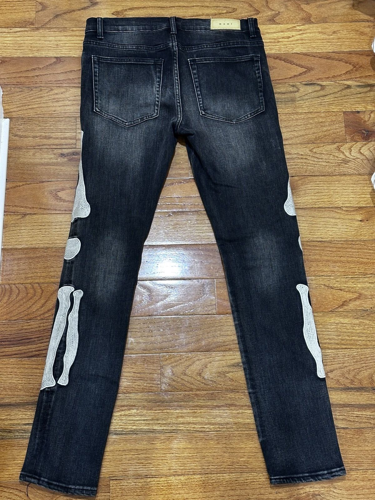 MNML MNML SKELETON SLIM DENIM SIZE 34 Size US 34 / EU 50 - 2 Thumbnail