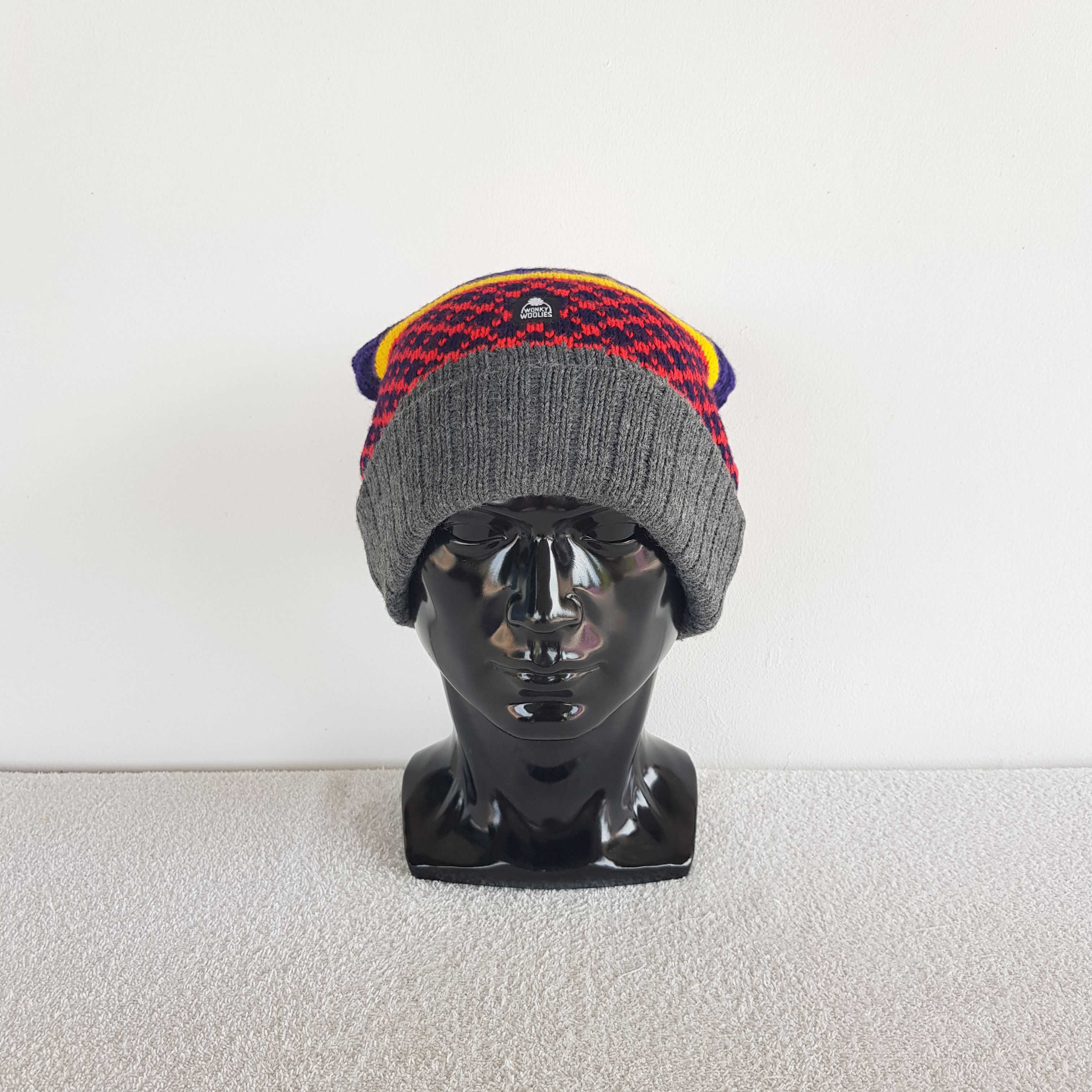 Japanese Brand NWT Vintage Freak Store Beanie Wonky Woolies Knit Caps Hats Size ONE SIZE - 3 Thumbnail