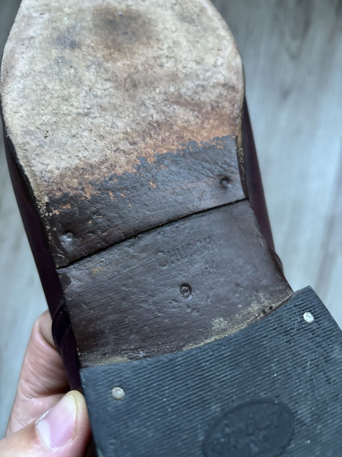 Church's Vintage Church’s Brown Leather Flats Shoes UK 9 / US 10 Size US 10 / EU 43 - 12 Thumbnail