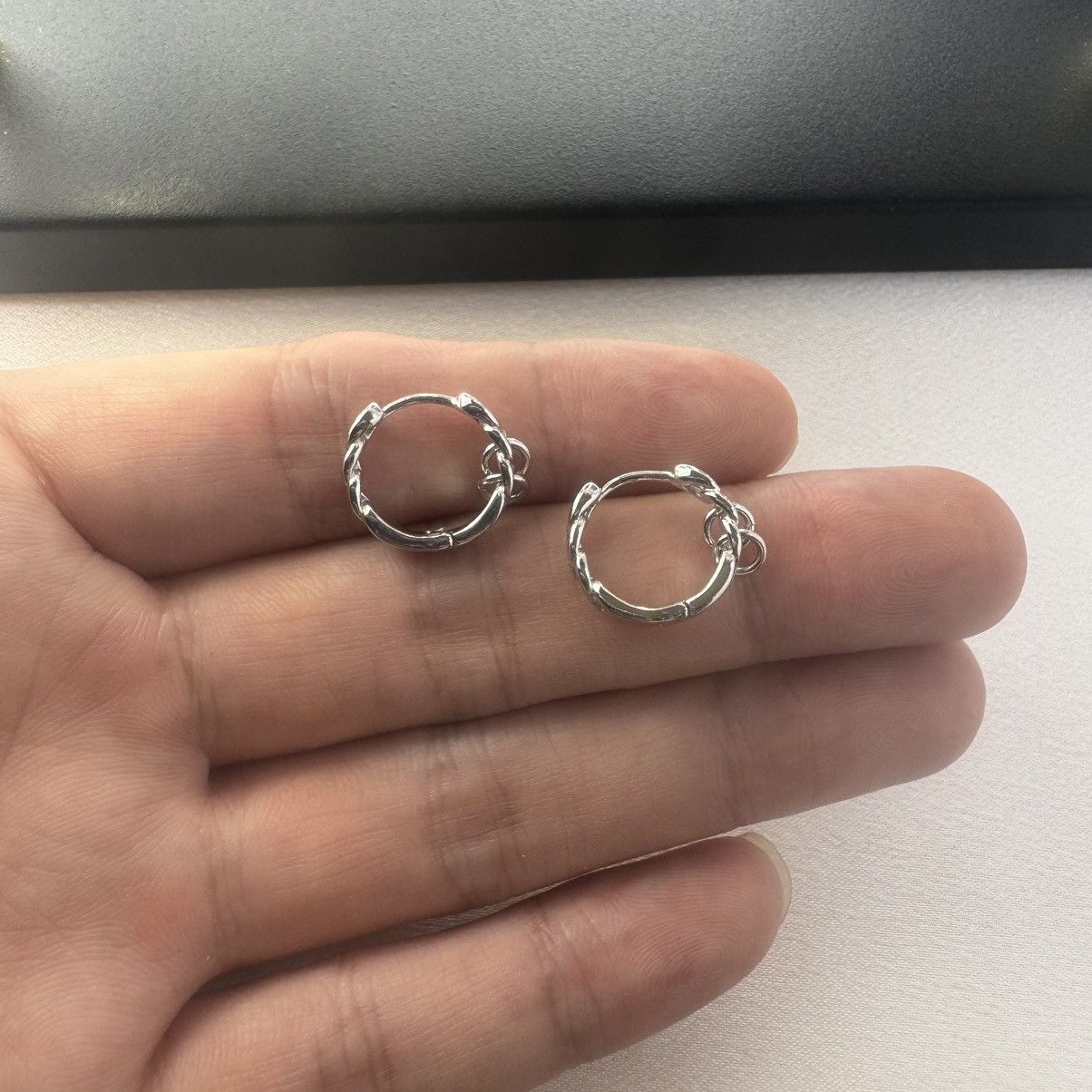 Other Small Hoop Earrings for Men Women Streetwear Unisex Style Size ONE SIZE - 6 Thumbnail