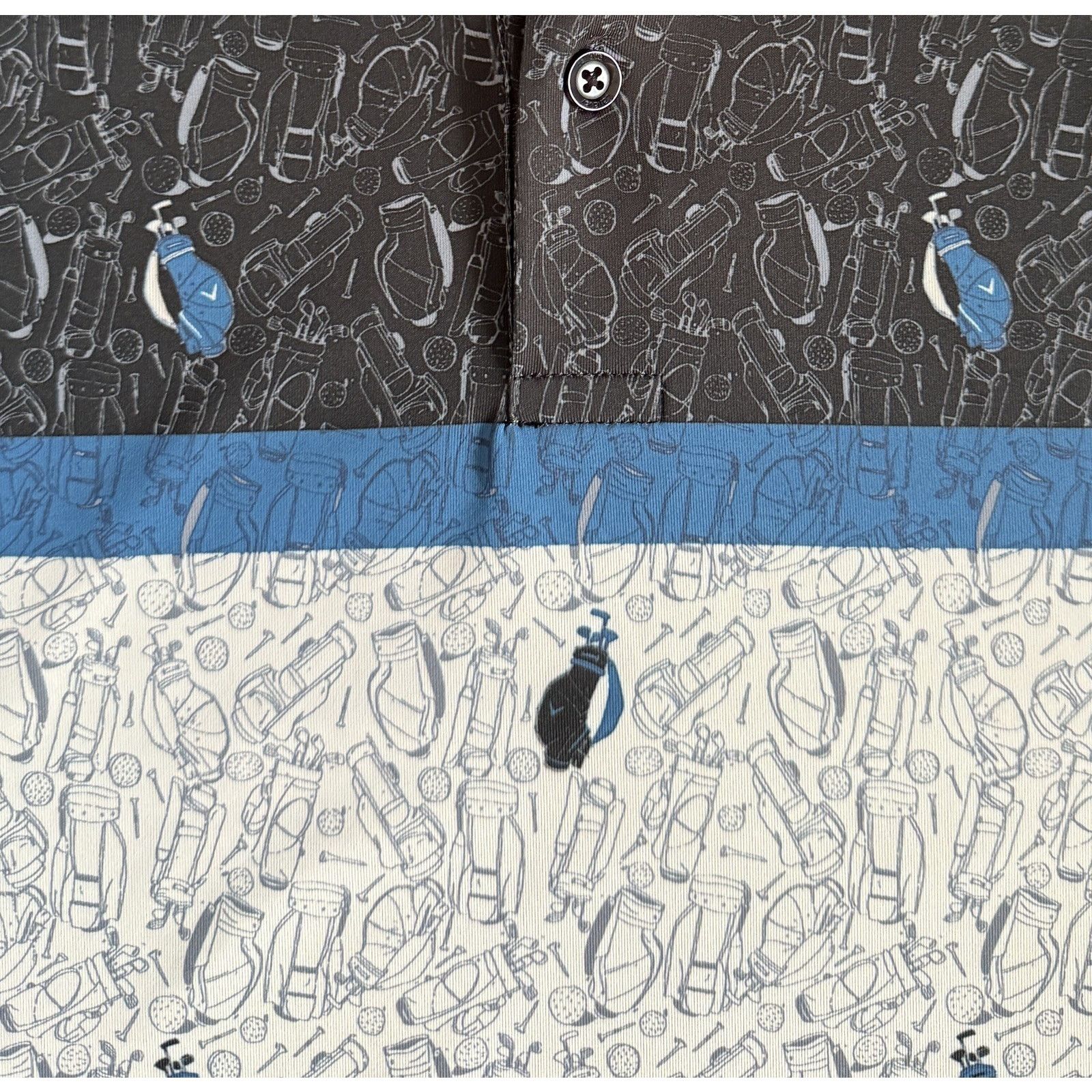 Callaway Callaway Mens XL Opti Dri All Over Print Swing Golf Polo Size US XL / EU 56 / 4 - 9 Thumbnail