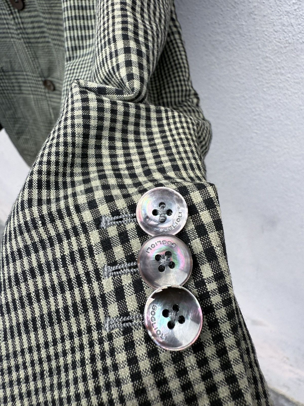 Boglioli Rare! BOGLIOLI "Dover" Checkered Made in ITALY Blazer Jacket Size 48R - 8 Thumbnail