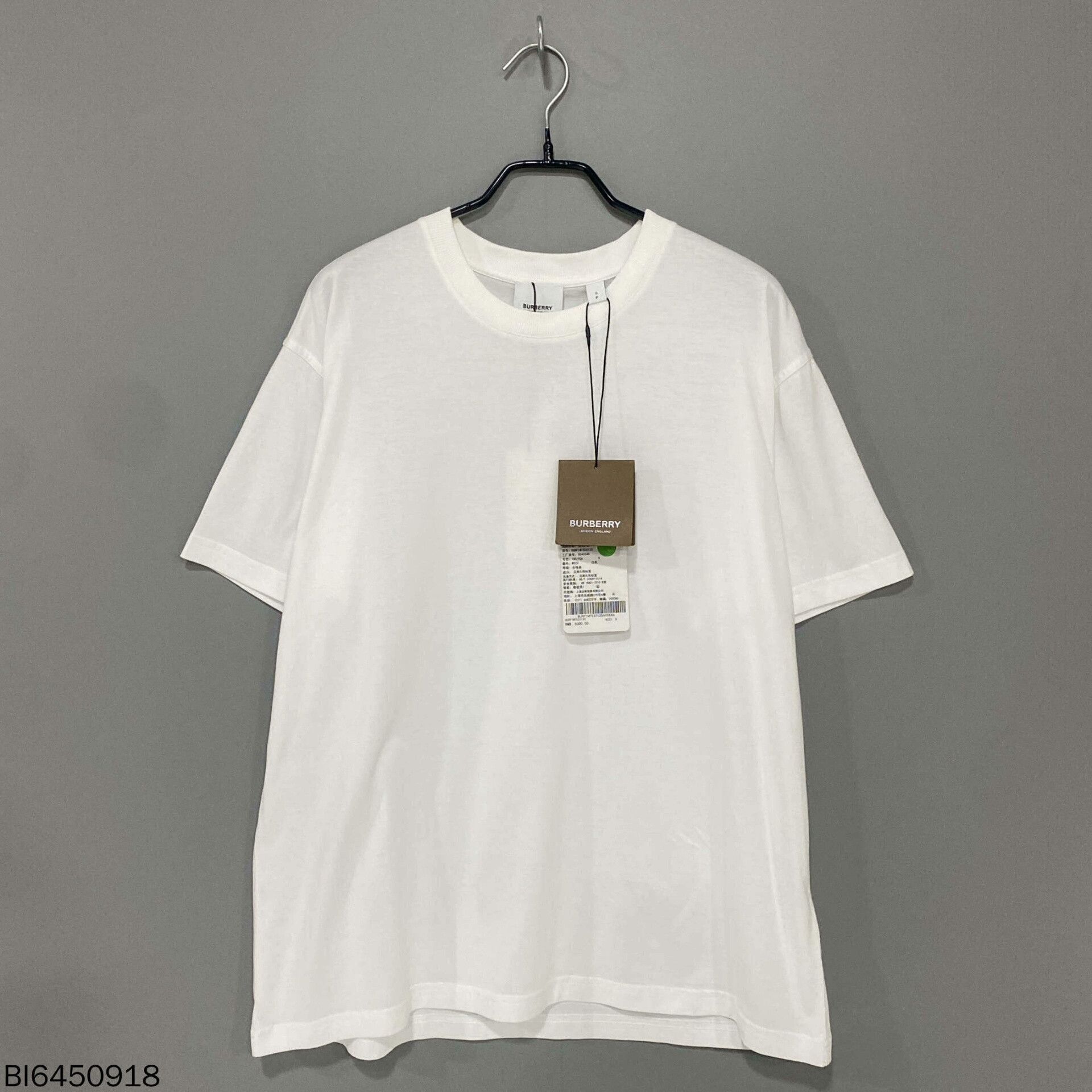 Burberry Burberry White Back Slogan Short Sleeve Size US S / EU 44-46 / 1 - 1 Thumbnail