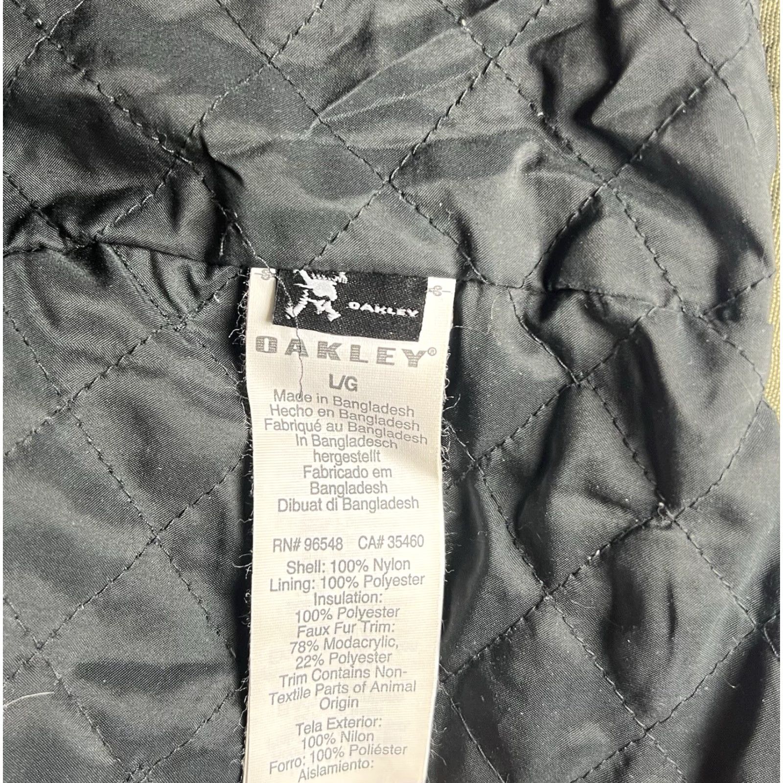 Oakley VINTAGE Oakley Parka Jacket Men’s Green L Size US L / EU 52-54 / 3 - 7 Thumbnail