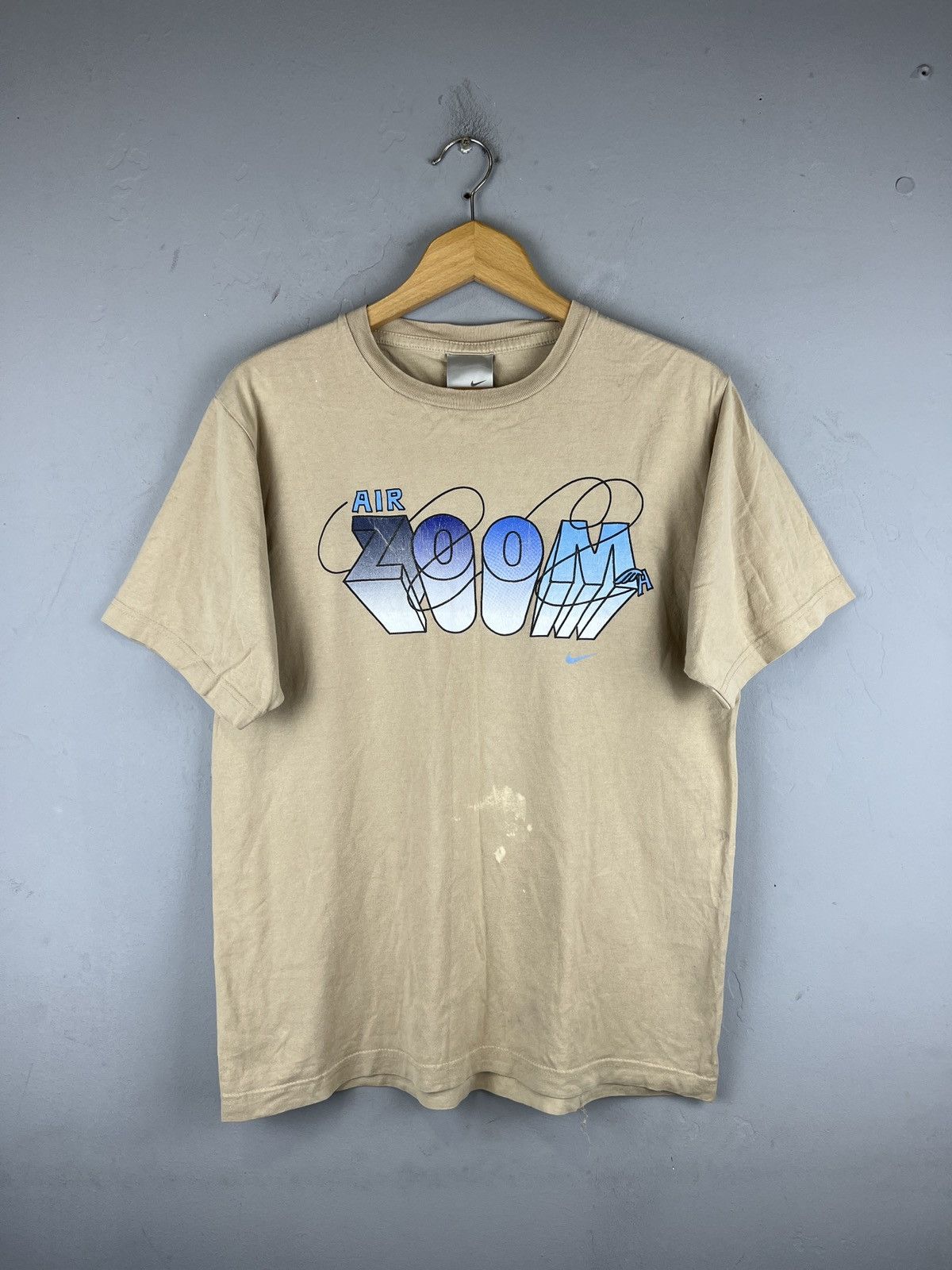 Nike × Vintage Rare Vintage T-Shirt Nike Air Zoom Small Swoosh Drill Y2K Size US M / EU 48-50 / 2 - 1 Thumbnail