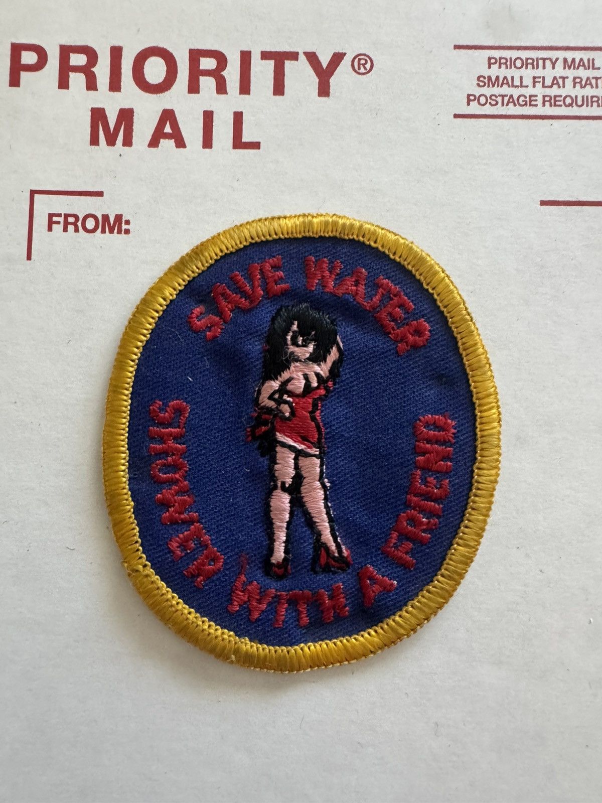 Other Vintage Save Water Shoer With A Friend Cartoon Pinup Patch Size ONE SIZE - 5 Thumbnail