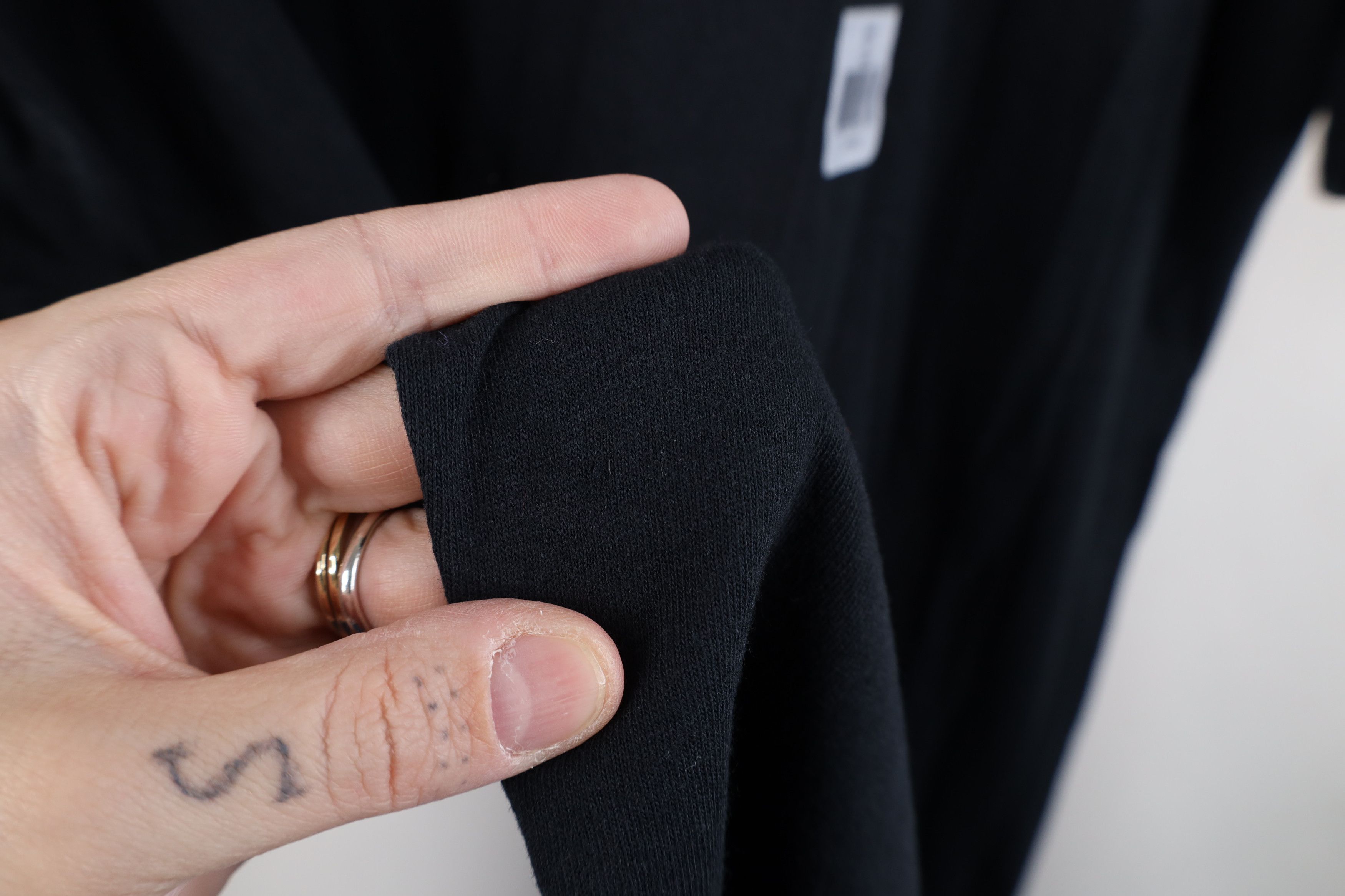 Vintage Deadstock Vintage Y2K Streetwear Heavy Cotton T-Shirt Black Size US XL / EU 56 / 4 - 5 Thumbnail