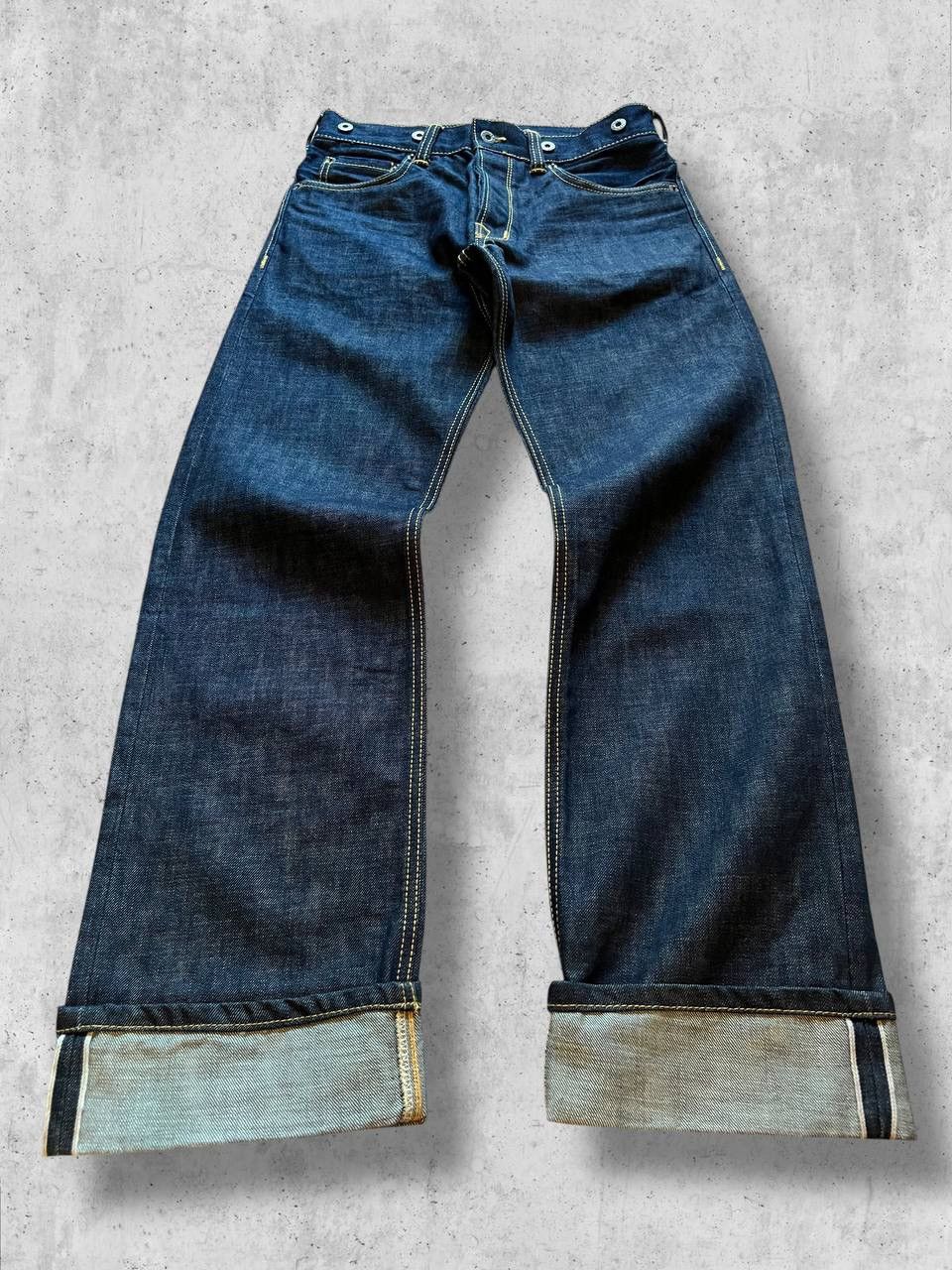Vintage Pike Brothers SELVEDGE Roamer Pant Wide Long denim jeans 36 Size US 36 / EU 52 - 5 Thumbnail