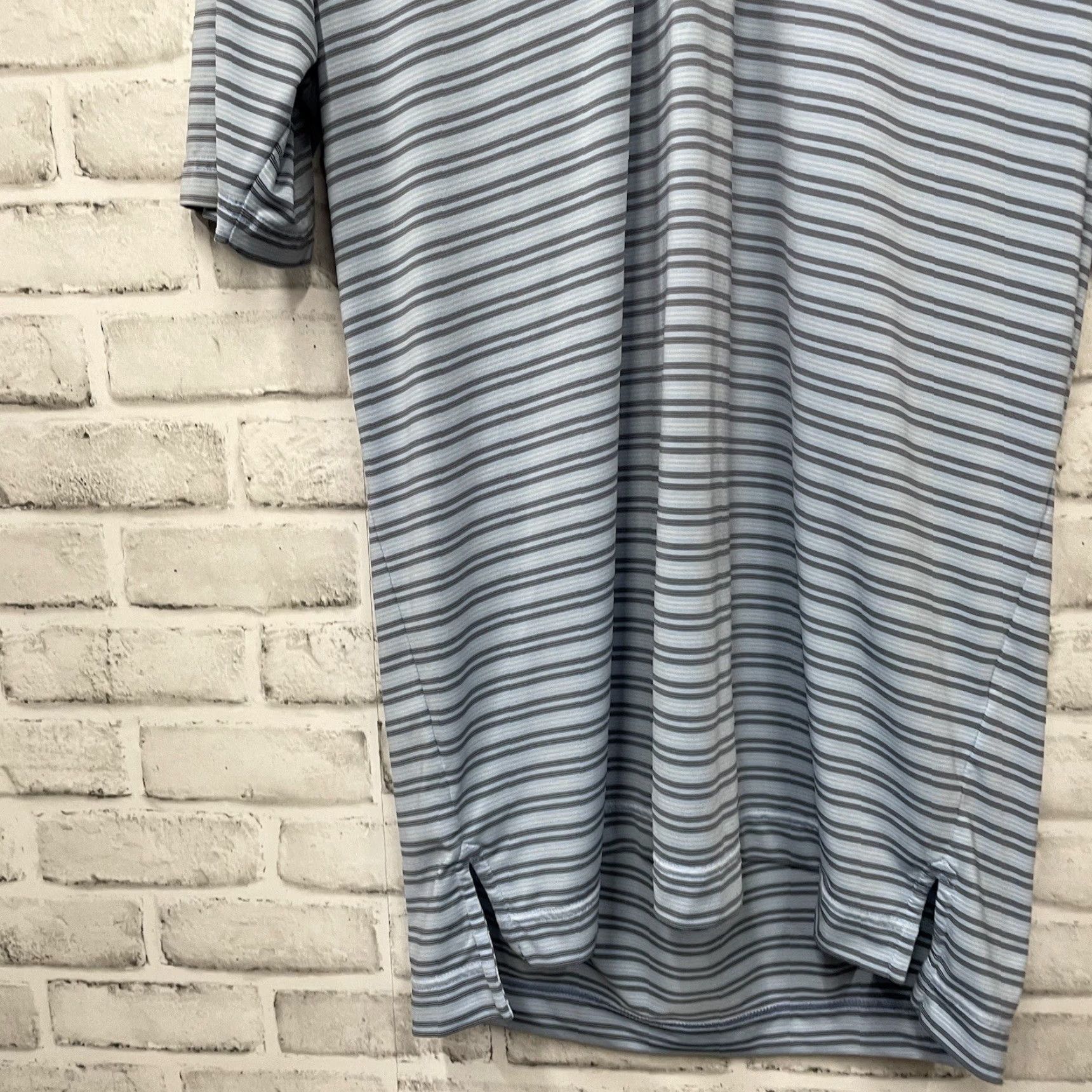 Footjoy FootJoy Polo Shirt Striped Athletic Fit Mens Size L Blue Shirt Polo Athletic Mens L Blue Striped FootJoy Size US L / EU 52-54 / 3 - 3 Thumbnail