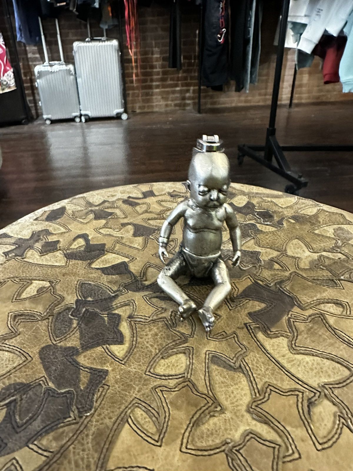 Enfants Riches Deprimes ERD 1 of 3 CRYING CRACK BABY LARGE SILVER LIGHTER Size ONE SIZE - 9 Thumbnail