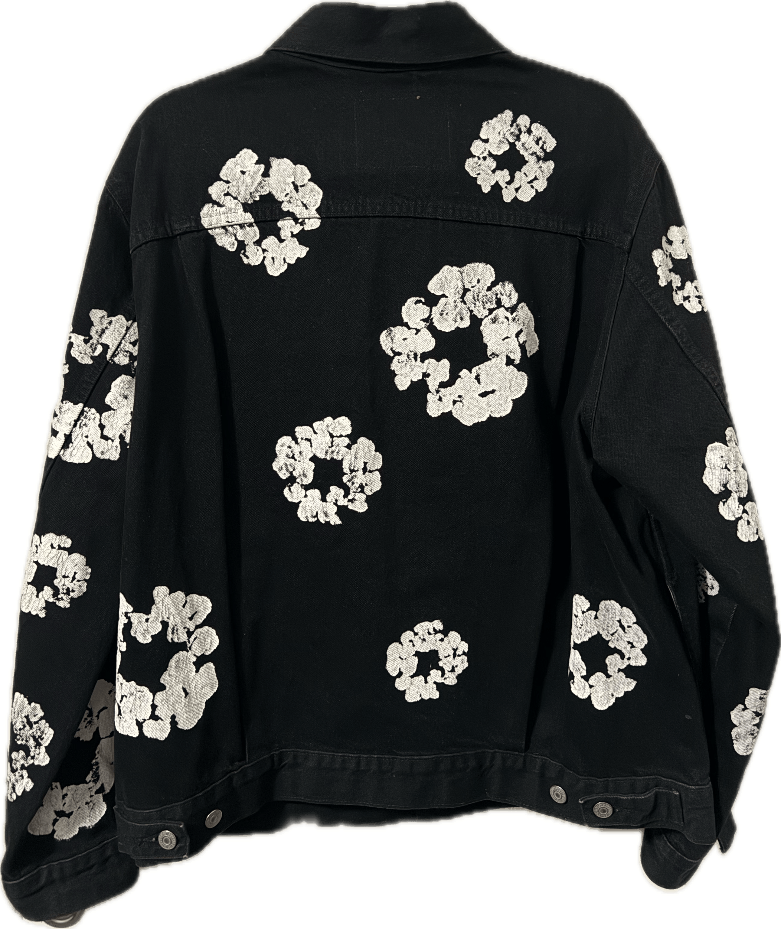 DENIM TEARS × Levi's Denim Tears x Levi's All Over Wreath Black Jacket Size US L / EU 52-54 / 3 - 2 Thumbnail