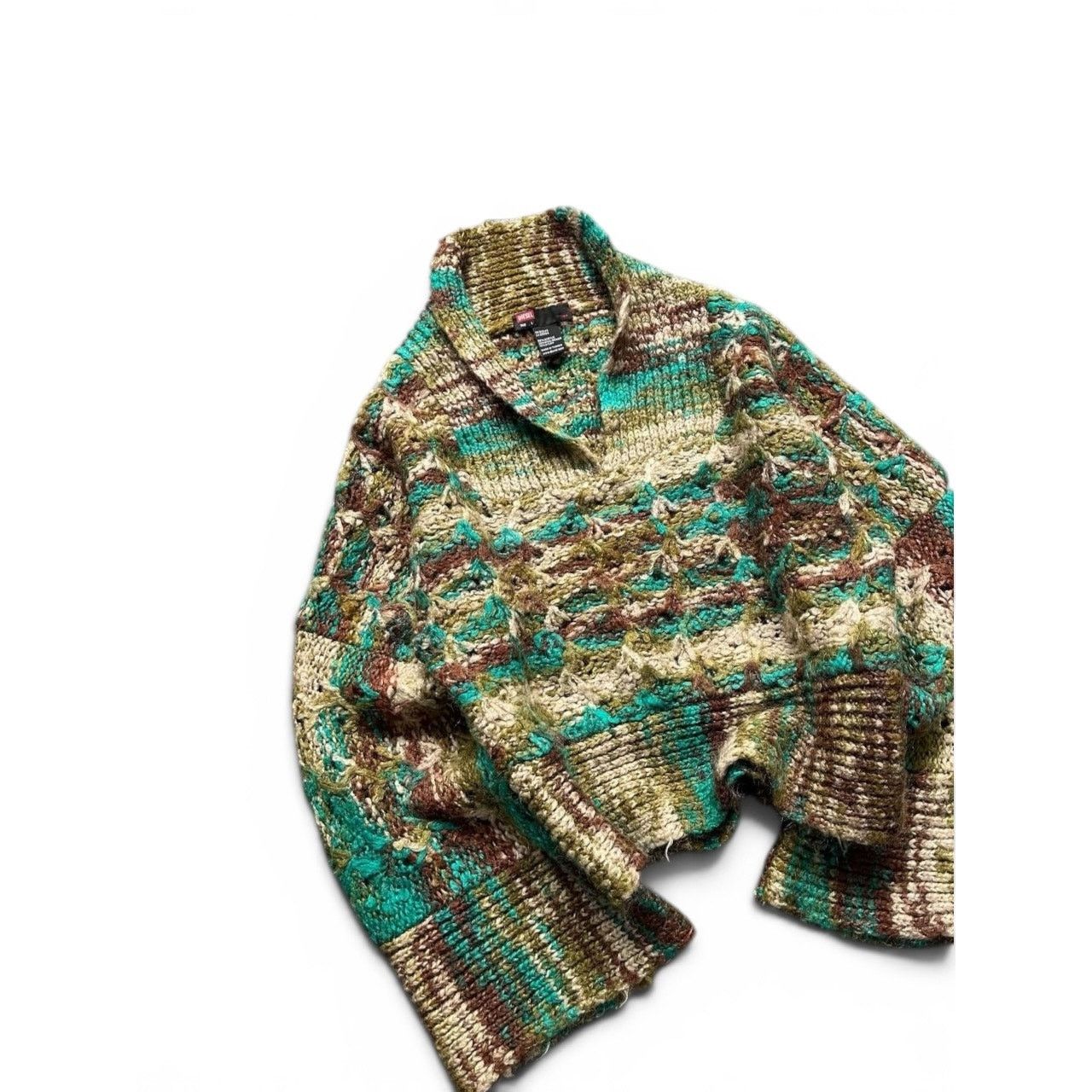 Diesel Diesel Chunky Textured Mohair Knit Sweater Size L / US 10 / IT 46 - 3 Thumbnail