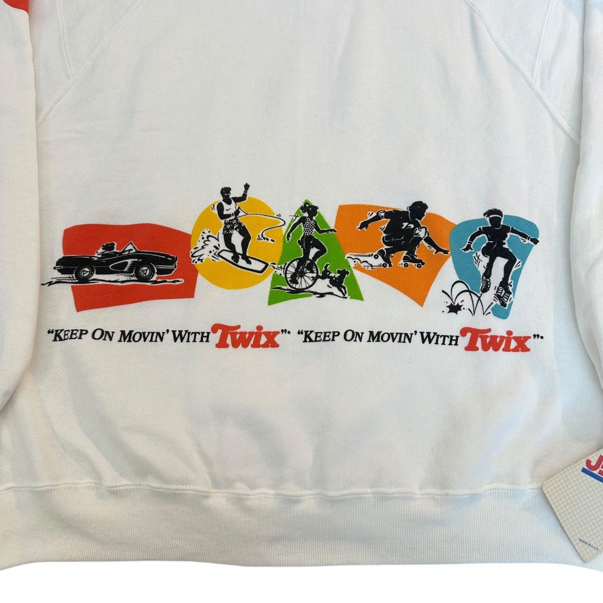 Jerzees Vintage 1998 Twix candy bar deadstock crewneck size XL Size US XL / EU 56 / 4 - 2 Thumbnail