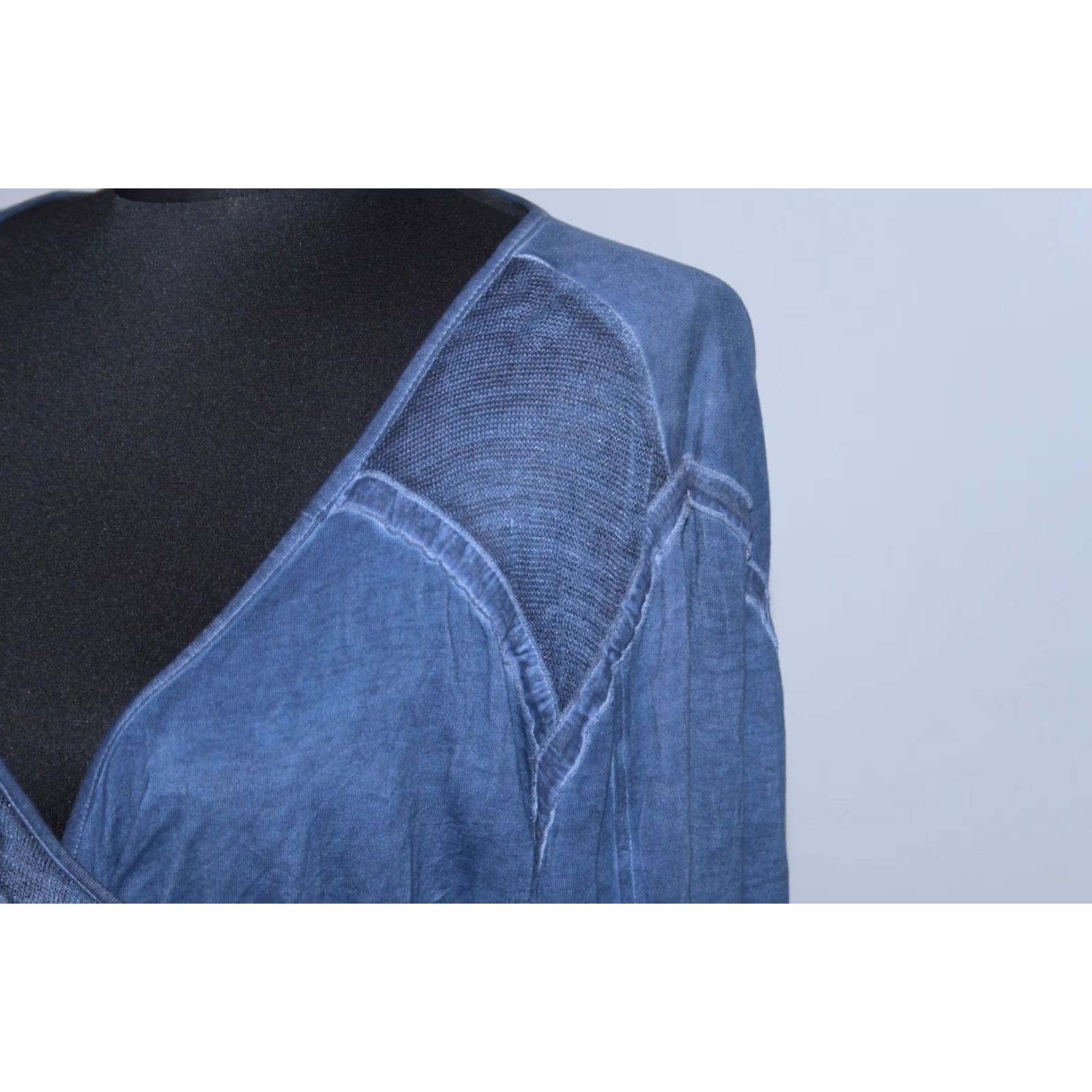 Vintage Elisa Cavaletti Shirt Womens Blue Size S Blouse Long Sleeve Cotton Size S / US 4 / IT 40 - 3 Thumbnail