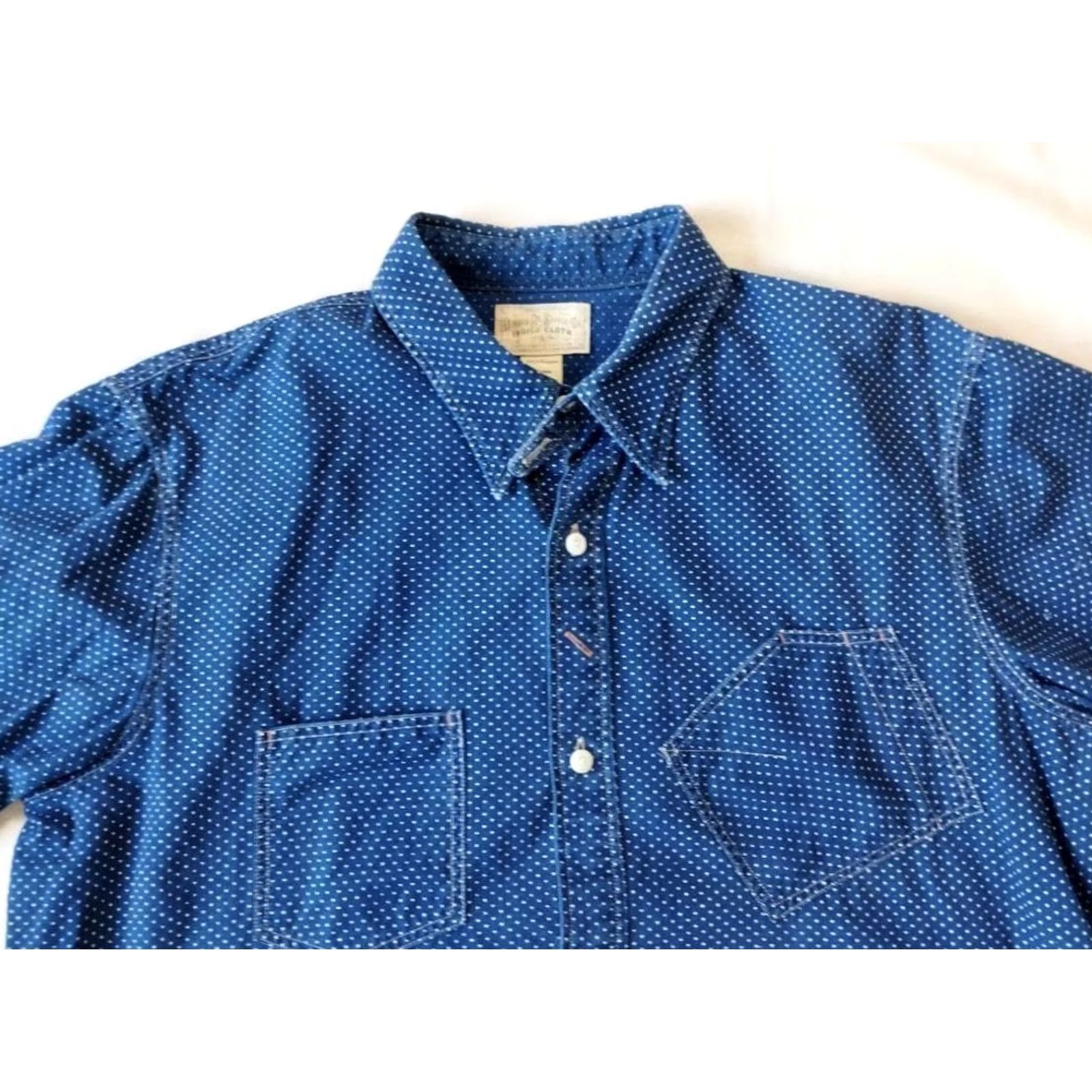 Ralph Lauren RRL Ralph Lauren Shirt Polka Dot Casual Indigo Blue Size M Mens Size US M / EU 48-50 / 2 - 2 Thumbnail