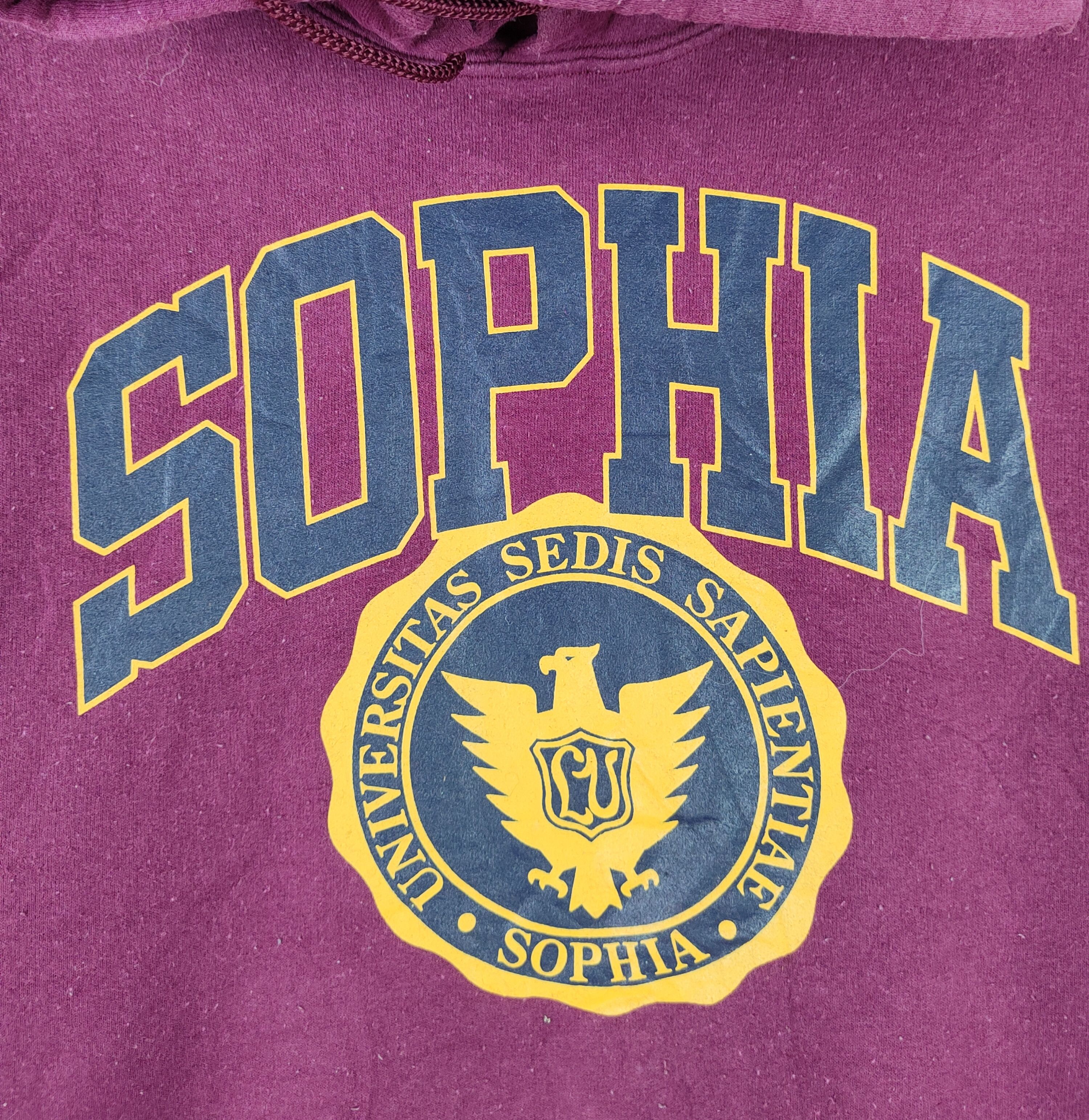 Japanese Brand Sophia university vintage Hoodie Sweatshirts #S2400 Size M / US 6-8 / IT 42-44 - 2 Thumbnail