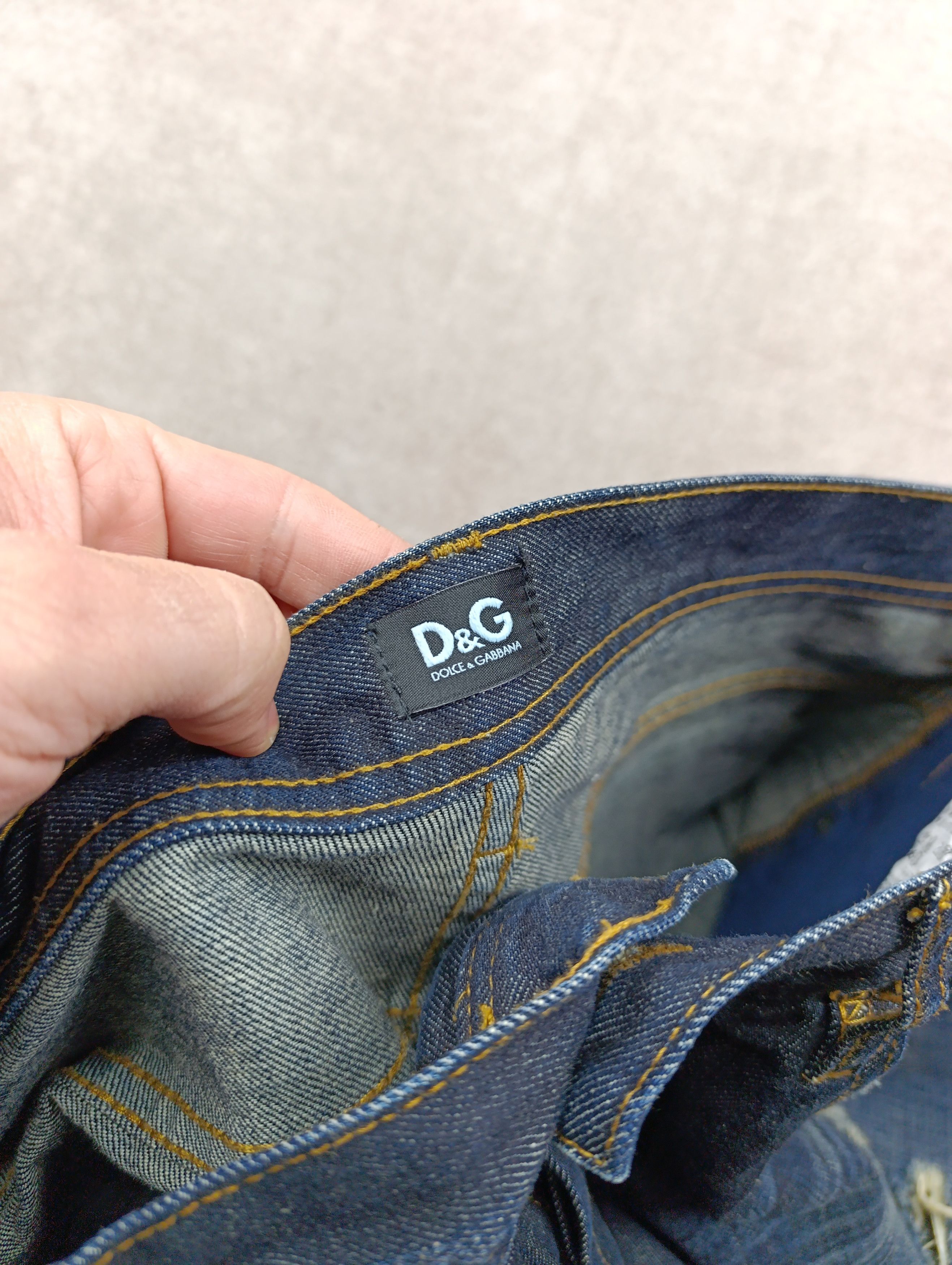 Dolce & Gabbana Dolce & Gabbana Distressed Indigo Denim Pants Jeans Size US 33 - 14 Thumbnail