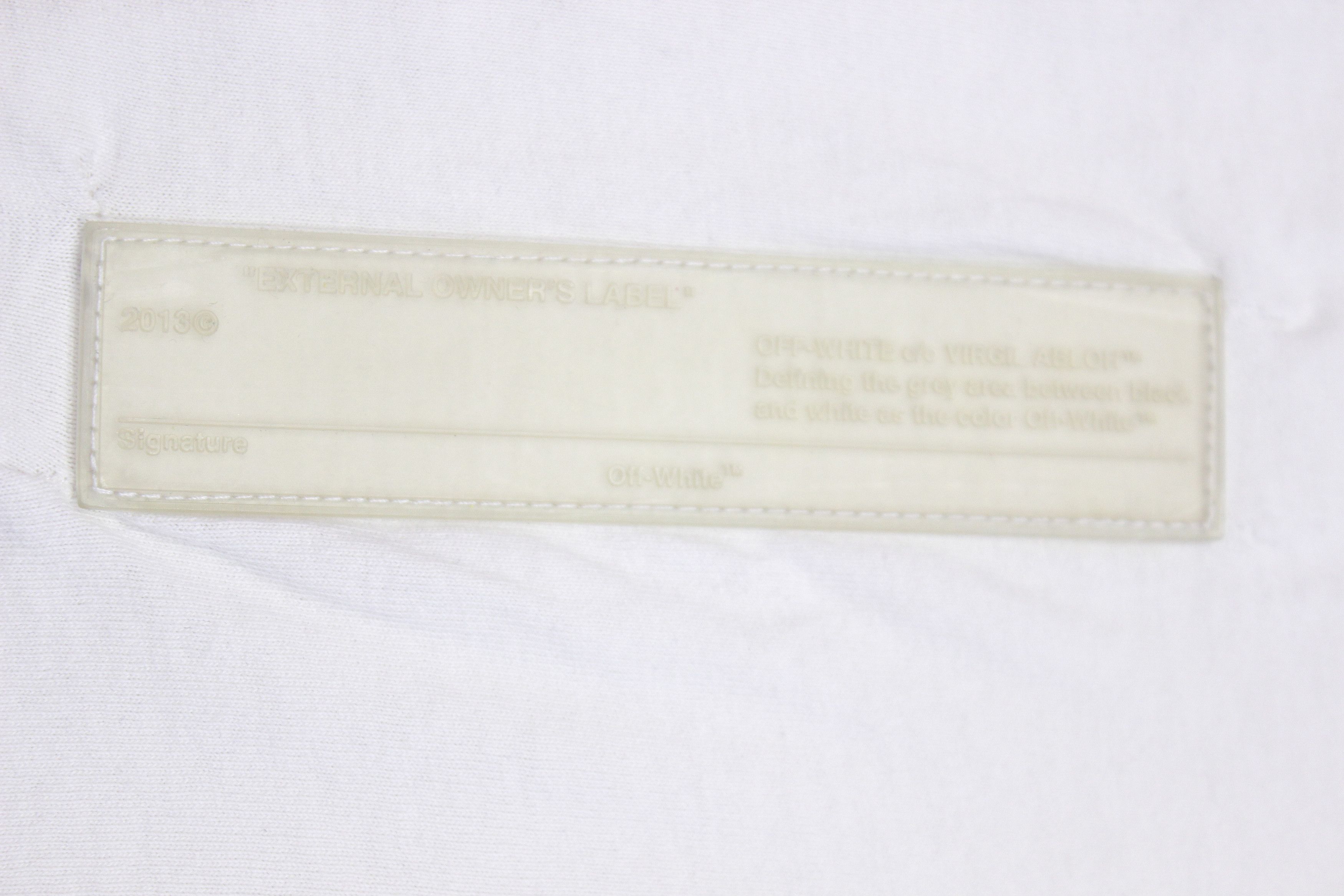 Off-White "Temperature" Cross Lines Tee Size US XL / EU 56 / 4 - 6 Thumbnail