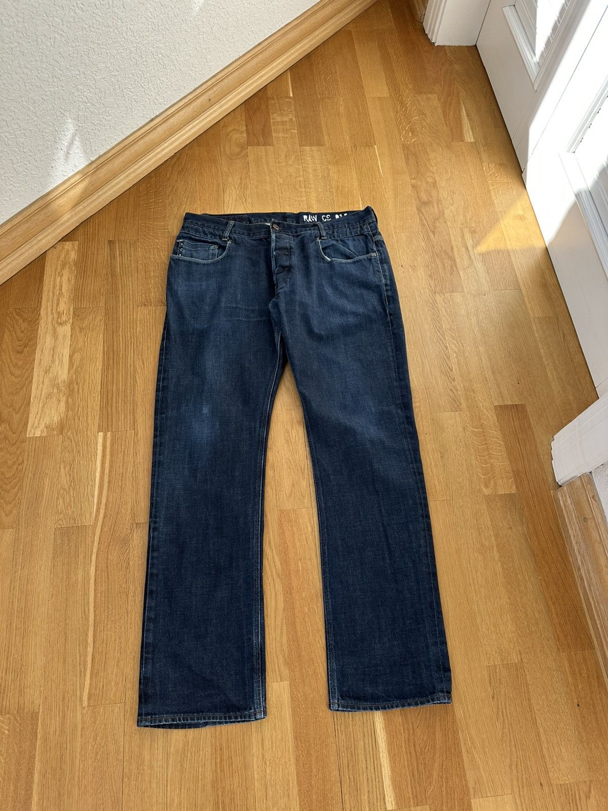 G-Star Vintage G-star Raw Denim Blue Jeans Bag Logo Fit 38/34 Size Size US 38 / EU 54 - 2 Thumbnail