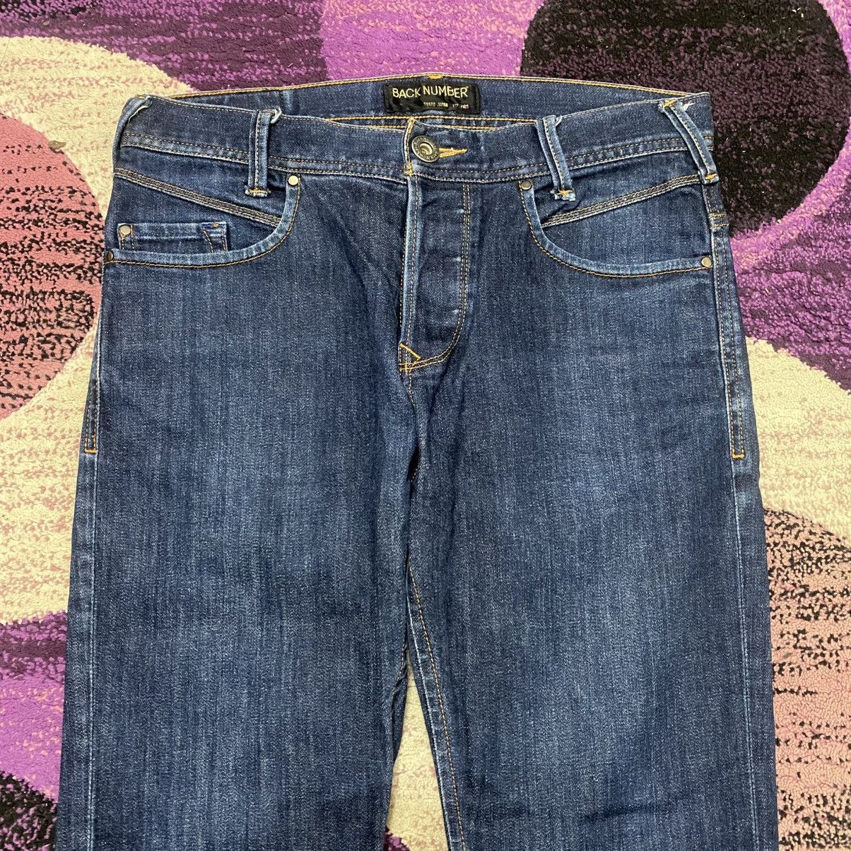 Japanese Brand × Vintage Back Number Denim Selvedge Size US 32 / EU 48 - 2 Thumbnail