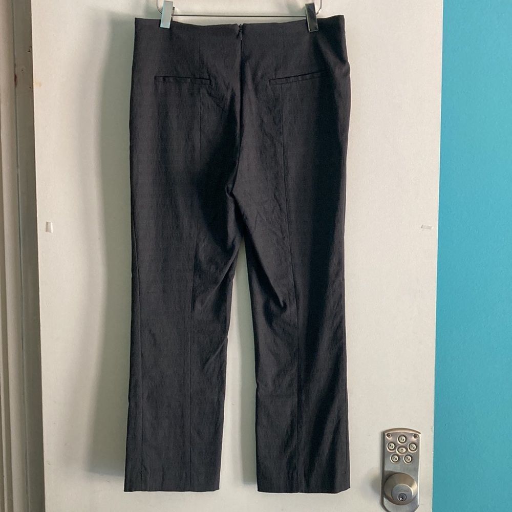 Corey Lynn Calter Corey Lynn Calter Grey Work Pants Size 10 Back Zip Size 32" / US 10 / IT 46 - 9 Thumbnail