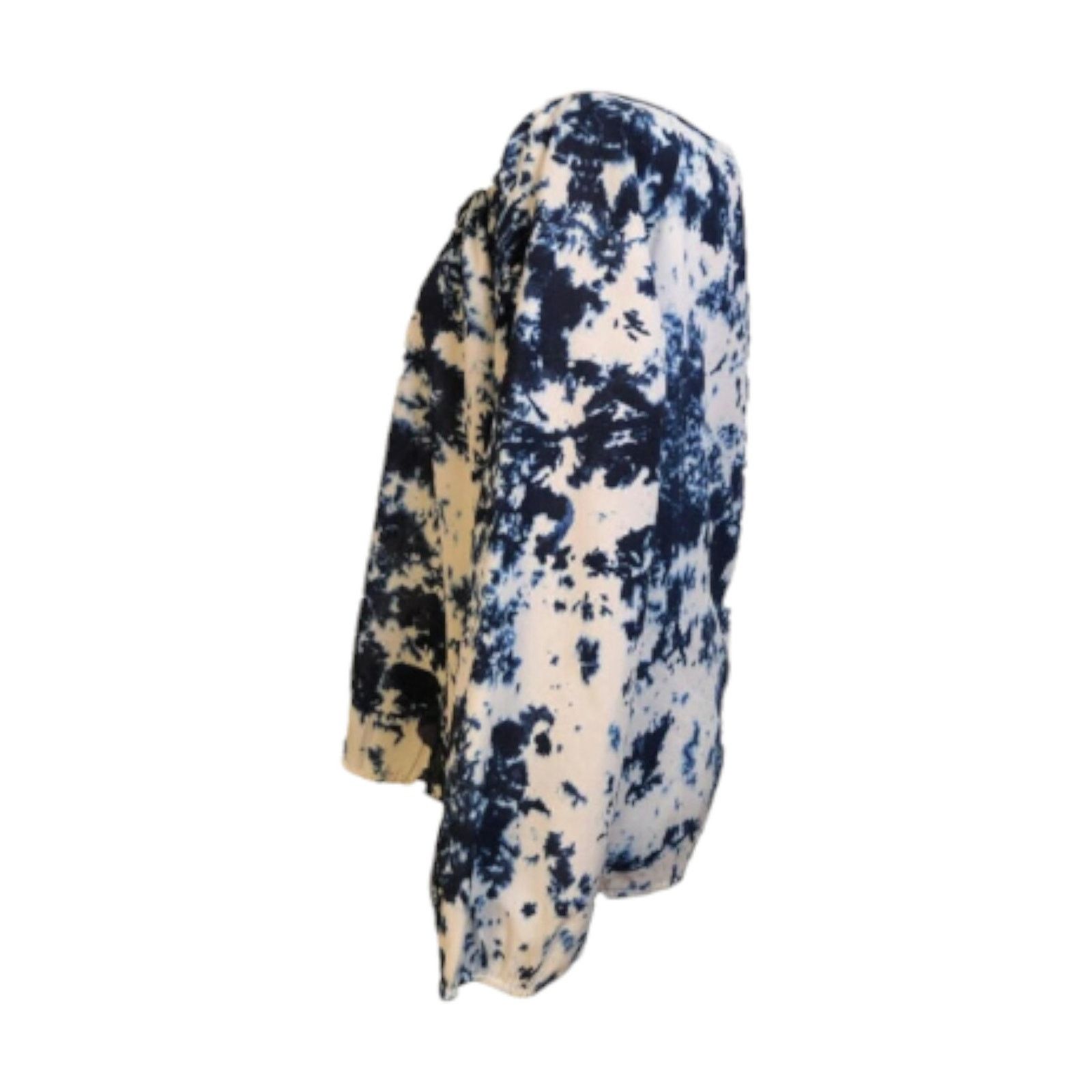 Sanctuary Sanctuary Women's Blouse Small Blue Tie Dye Long Sleeve Top Size S / US 4 / IT 40 - 6 Thumbnail