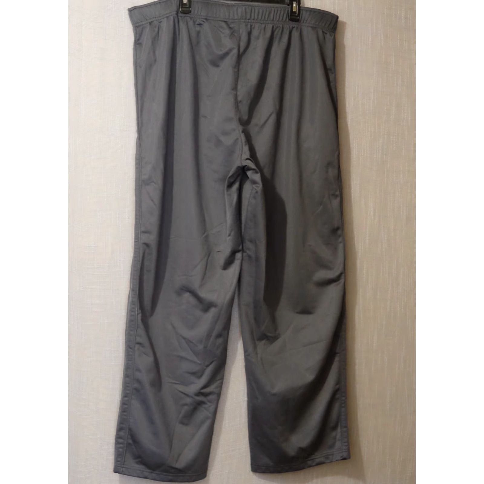 Starter EUC Starter Track Pants 100% Polyester Lined Grey Men's 2XL (44-46) #H96-109 Size US 39 - 6 Thumbnail
