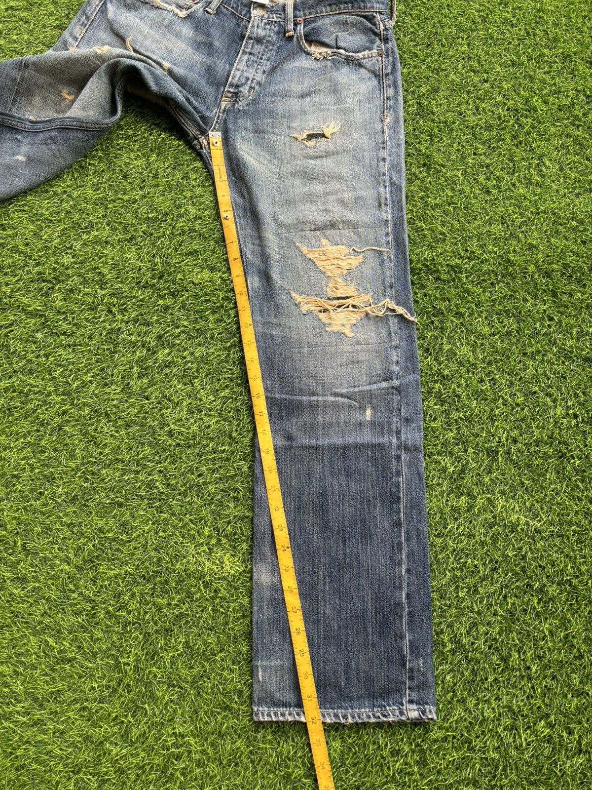 Polo Ralph Lauren Distressed Denim Polo Ralph Lauren Jeans Size US 32 / EU 48 - 16 Thumbnail