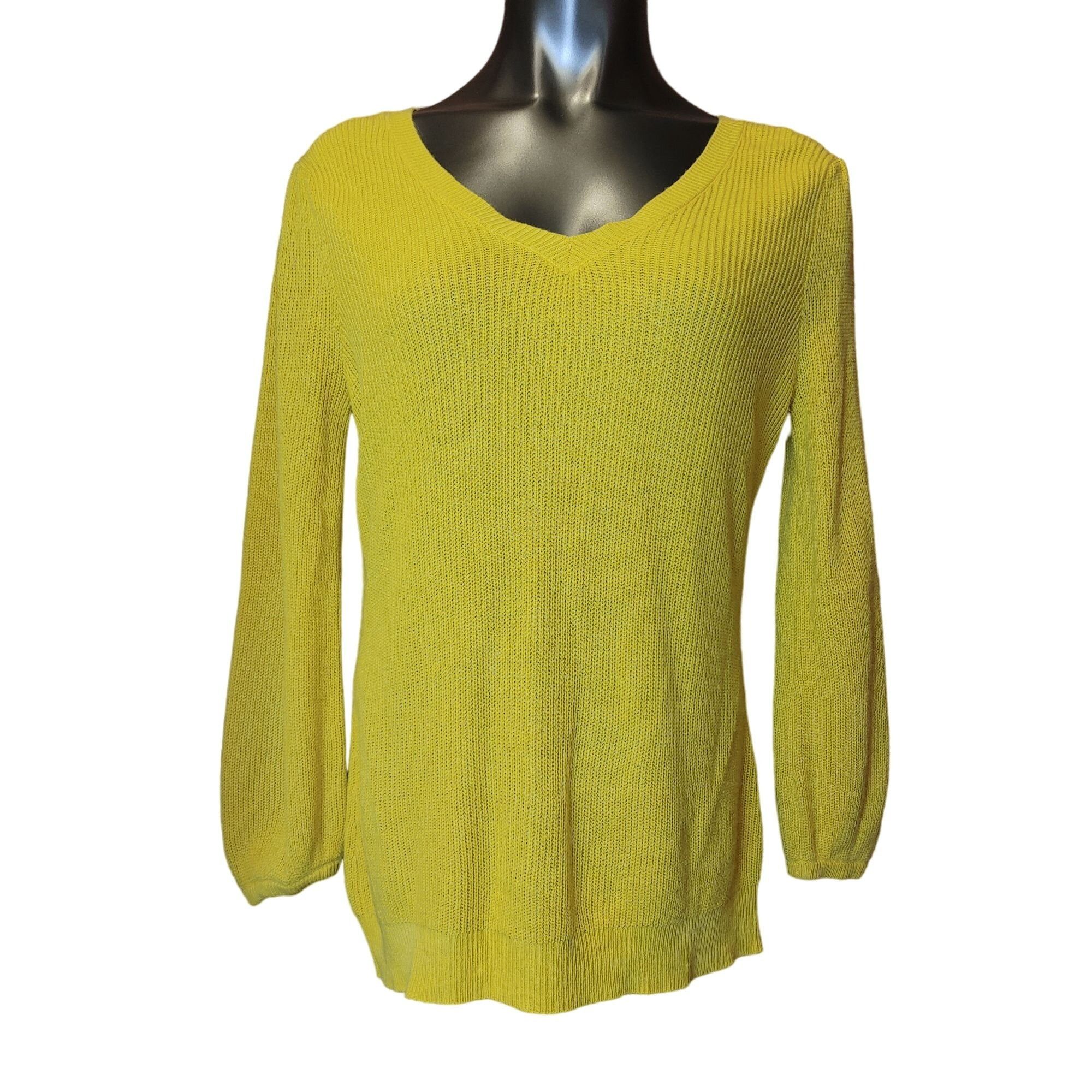 Other NEW YORK & CO Womens S Knit Yellow 7th Avenue Design Studio Size S / US 4 / IT 40 - 1 Thumbnail