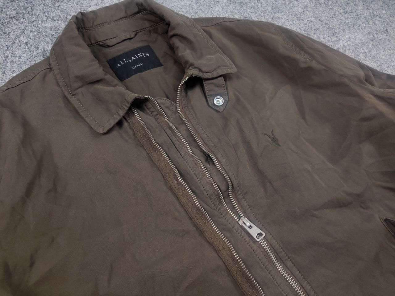 Allsaints Allsaints Nicks Ramskull Military Bomber Jacket Vintage LGB Size US S / EU 44-46 / 1 - 9 Thumbnail