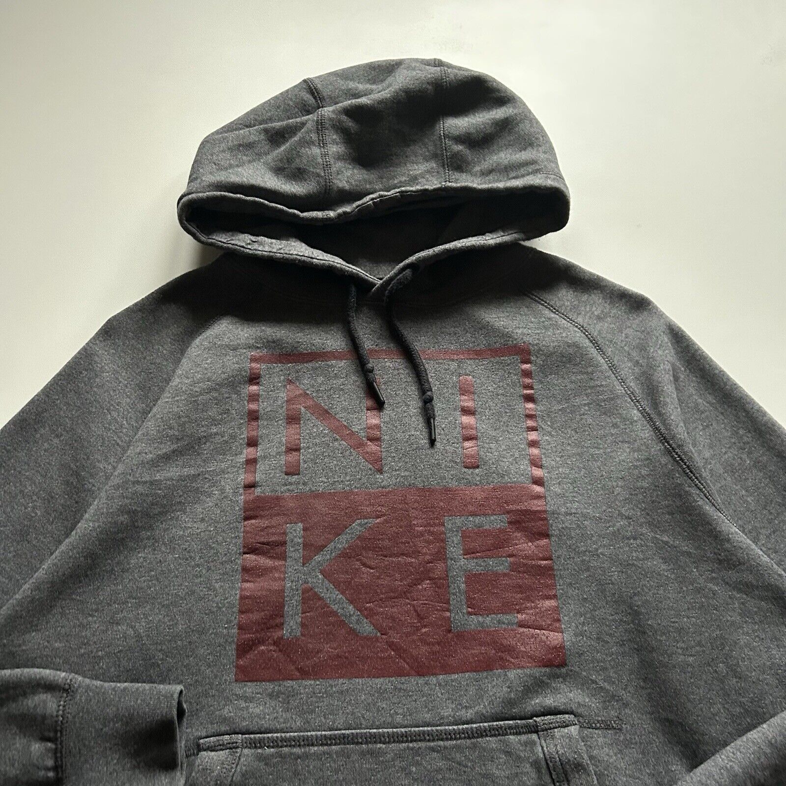 Nike Vintage Y2K Nike Sportswear Hoodie Sweatshirt Sz Large Gray Size US L / EU 52-54 / 3 - 2 Thumbnail
