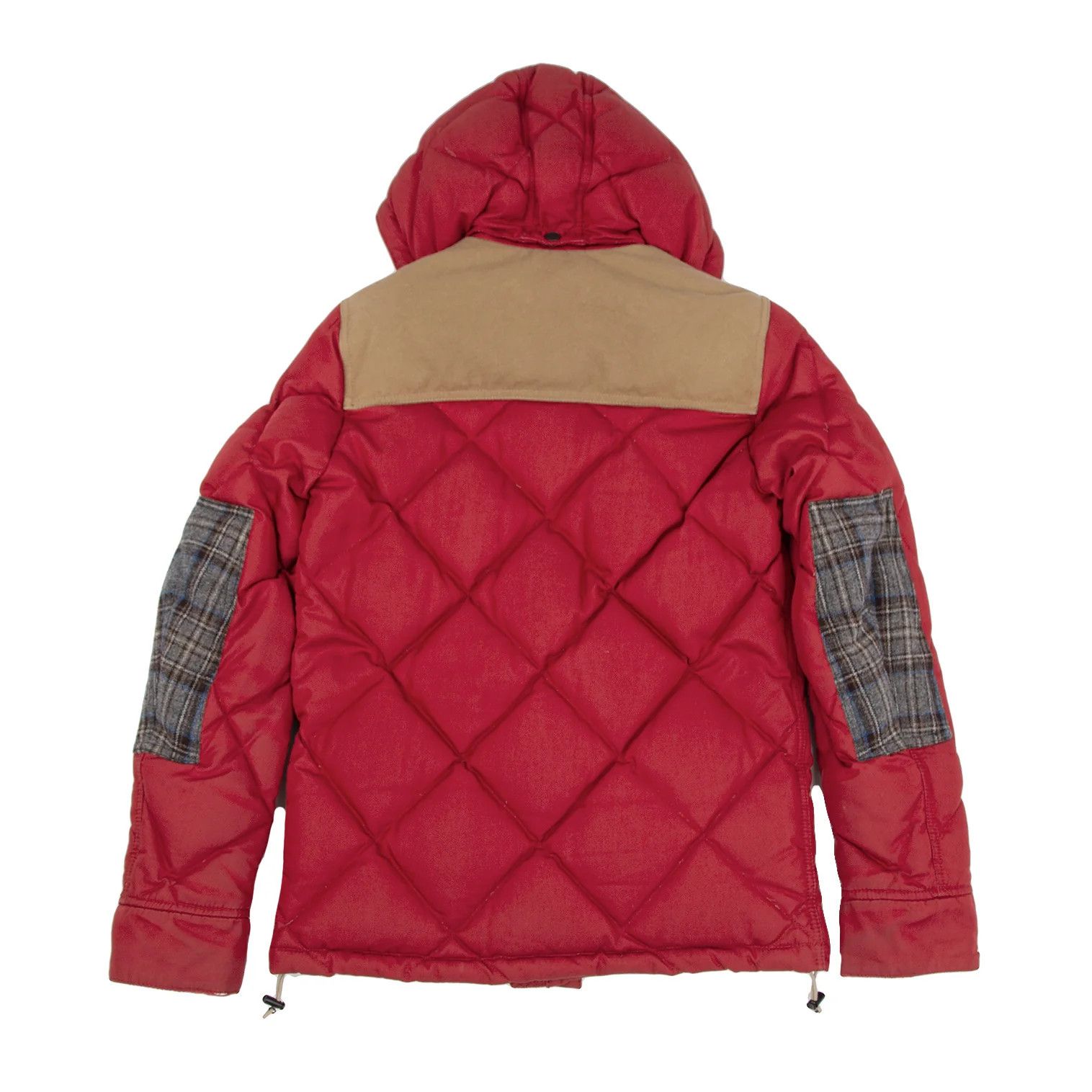 Junya Watanabe Patch Design Down Jacket in Red, Size XS Size US XS / EU 42 / 0 - 15 Thumbnail