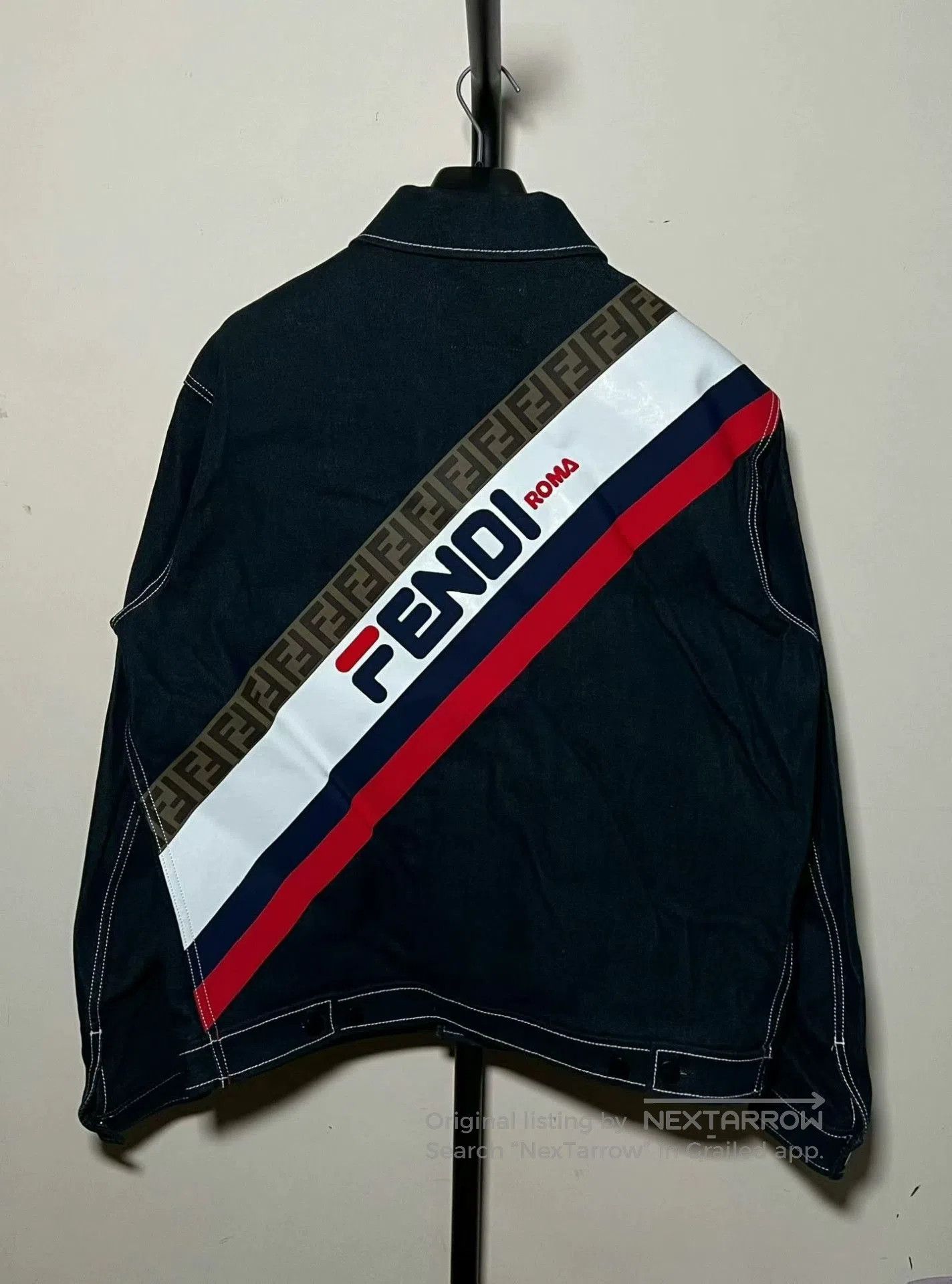 Fendi fendi blue logo denim jacket outerwear. Size US L / EU 52-54 / 3 - 2 Thumbnail
