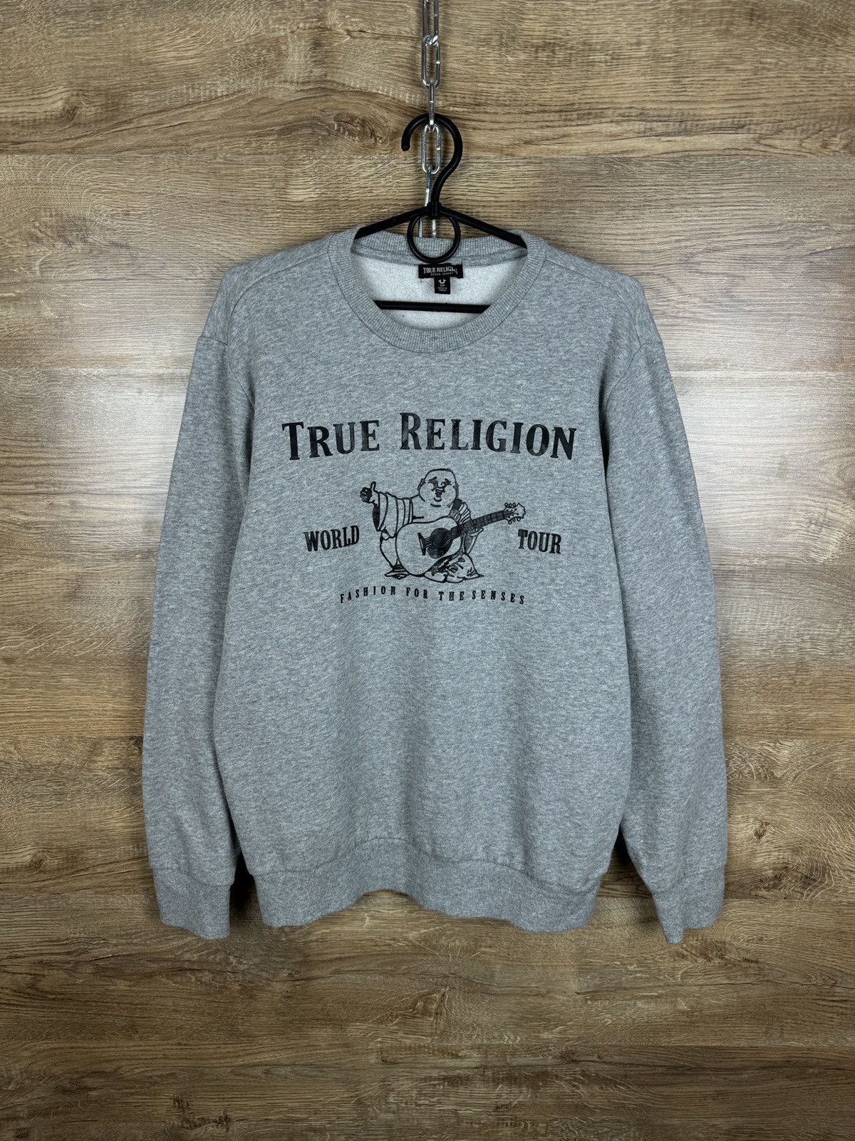 Japanese Brand Mens Vintage True Religion Sweatshirt big logo Japanese y2k Size US S / EU 44-46 / 1 - 11 Thumbnail