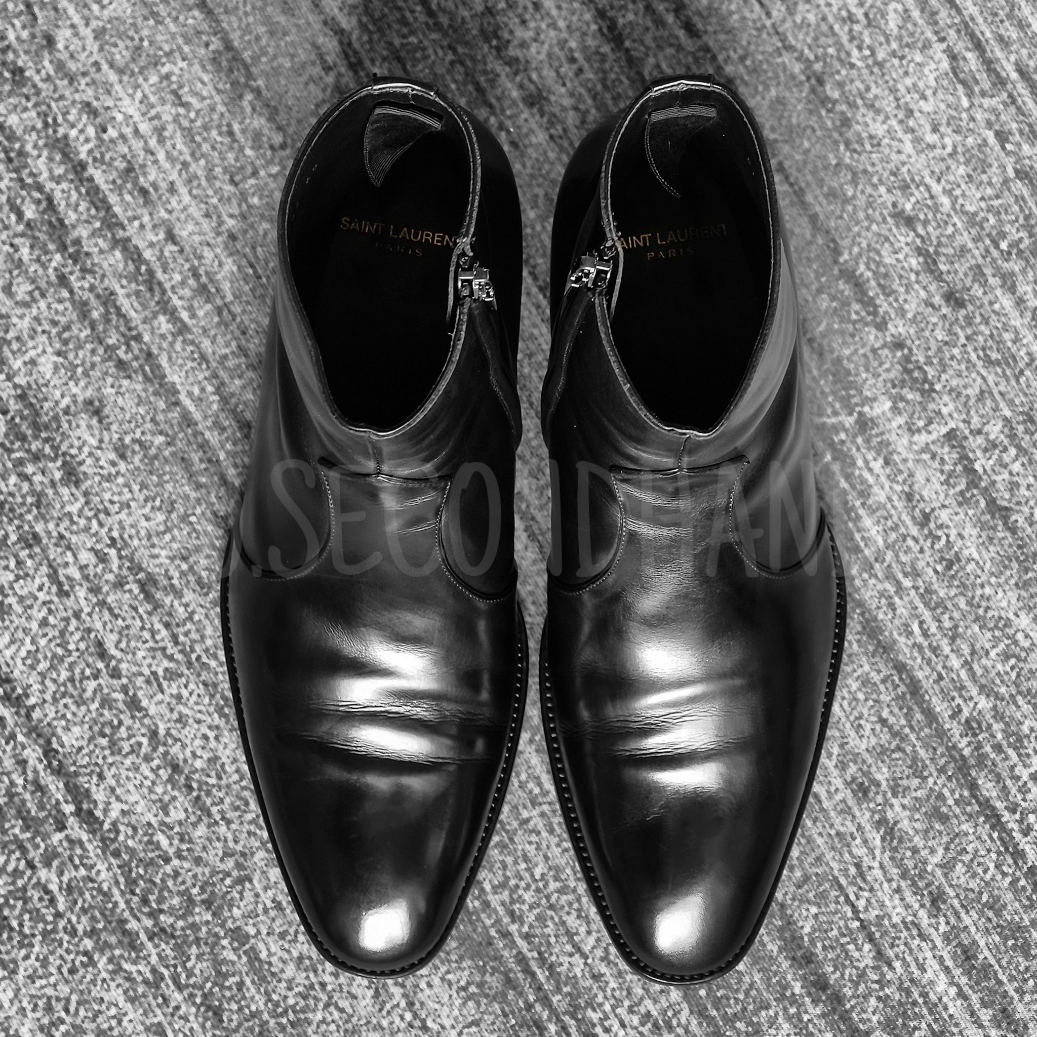 Saint Laurent Paris Saint Laurent Paris Wyatt Zip Boots Size US 7 / EU 40 - 4 Thumbnail